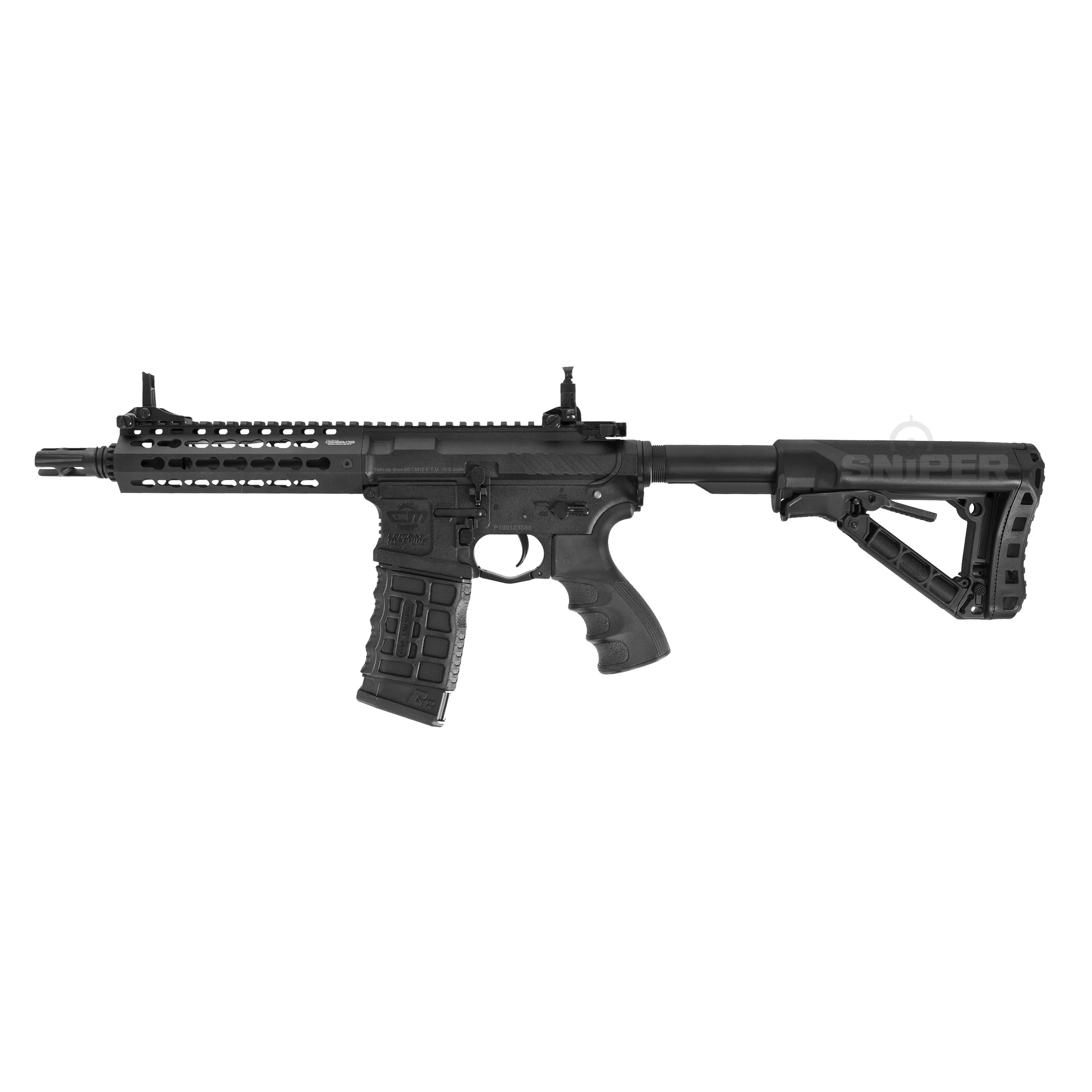 CM16 SRS ETU < 0,5 Joule Black, AEG Softair Gewehr
