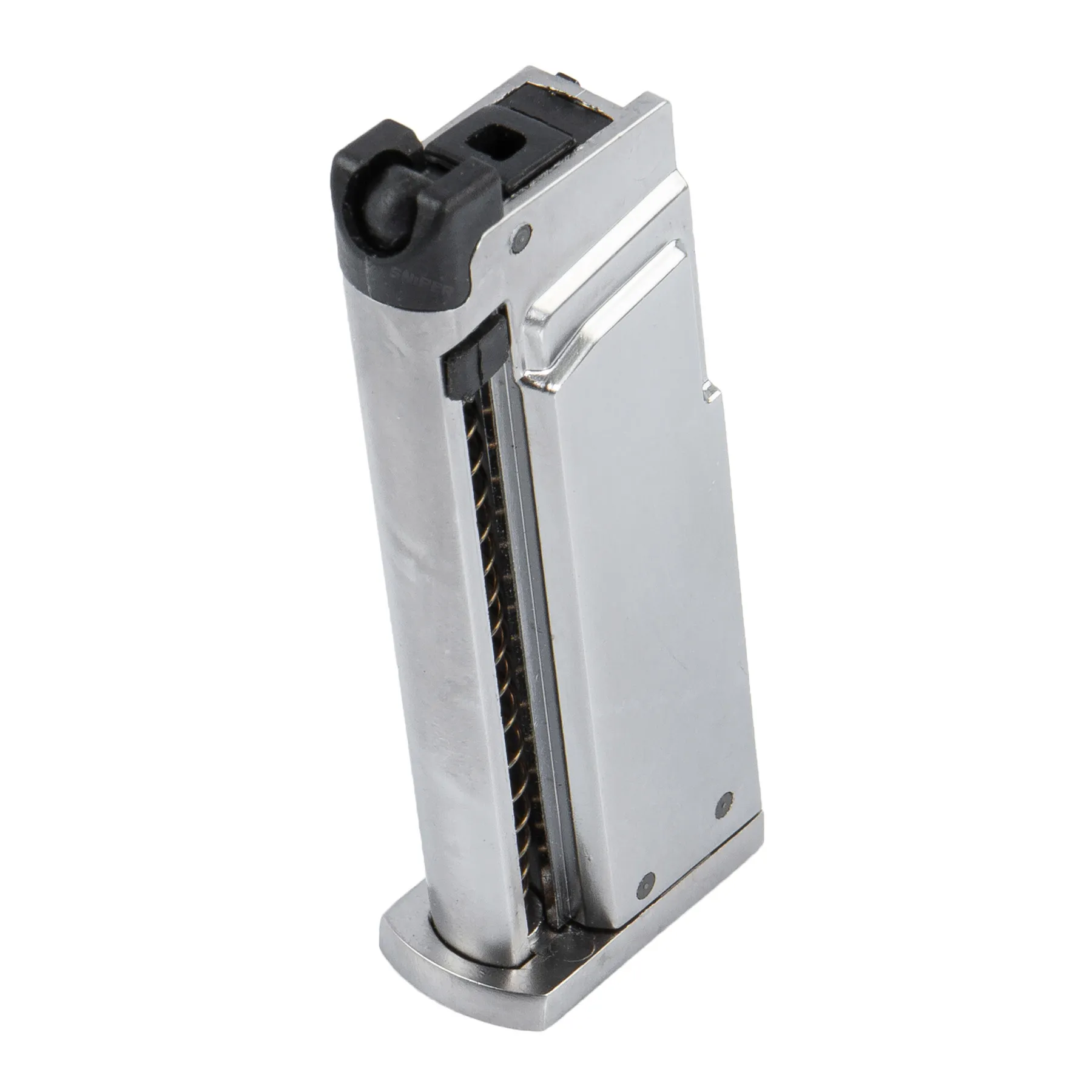 CT25 1908 GBB Magazine 8rds, Silver CT25 1908 GBB Magazine 8rds, Silver