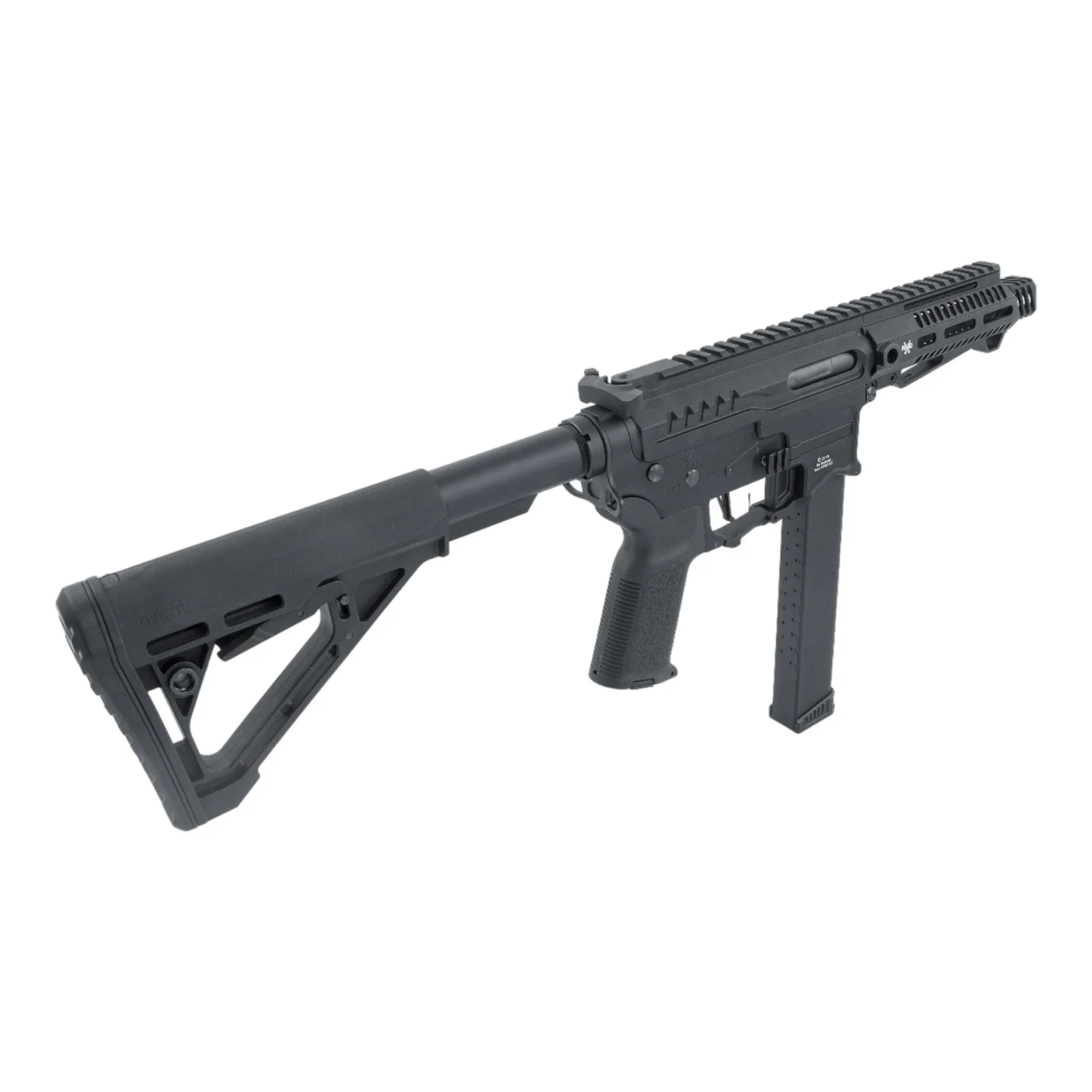 Zion Arms PW9 M-Lok 6" (S)AEG, Black