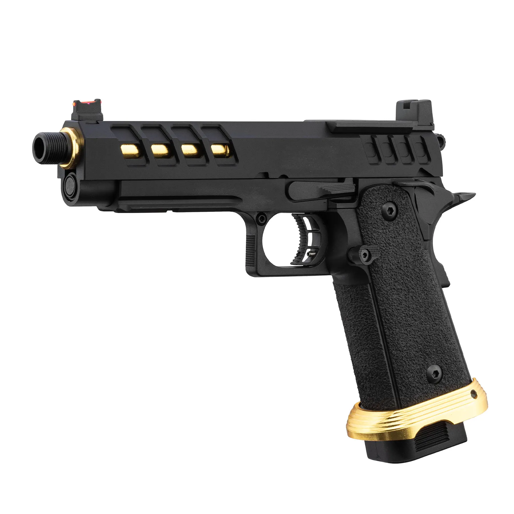 Lancer Tactical Heracles RMR Hi-Capa GBB Softairpistole, Black & Gold