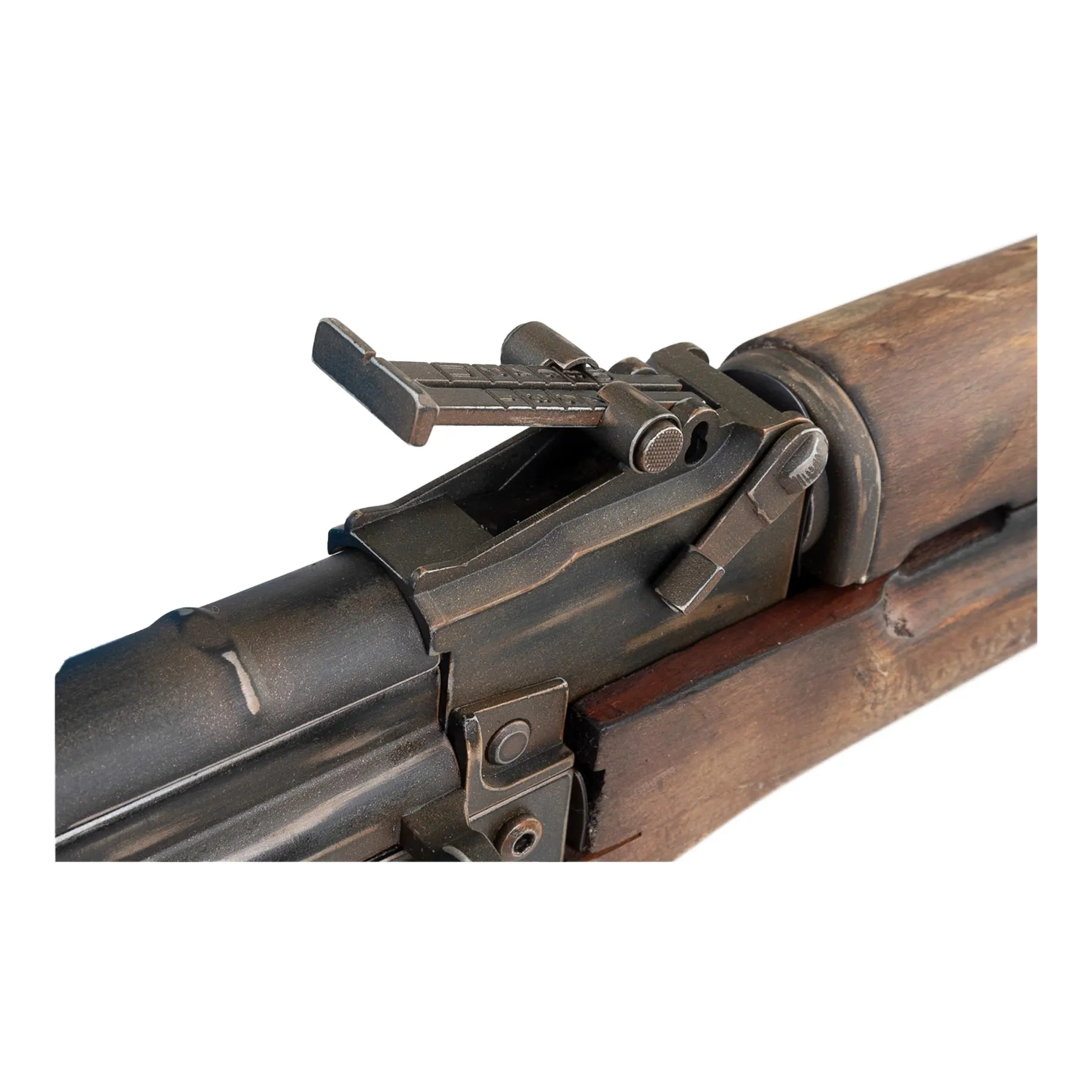 APS AK 74 Battle Worn Style (S)AEG, Real Wood