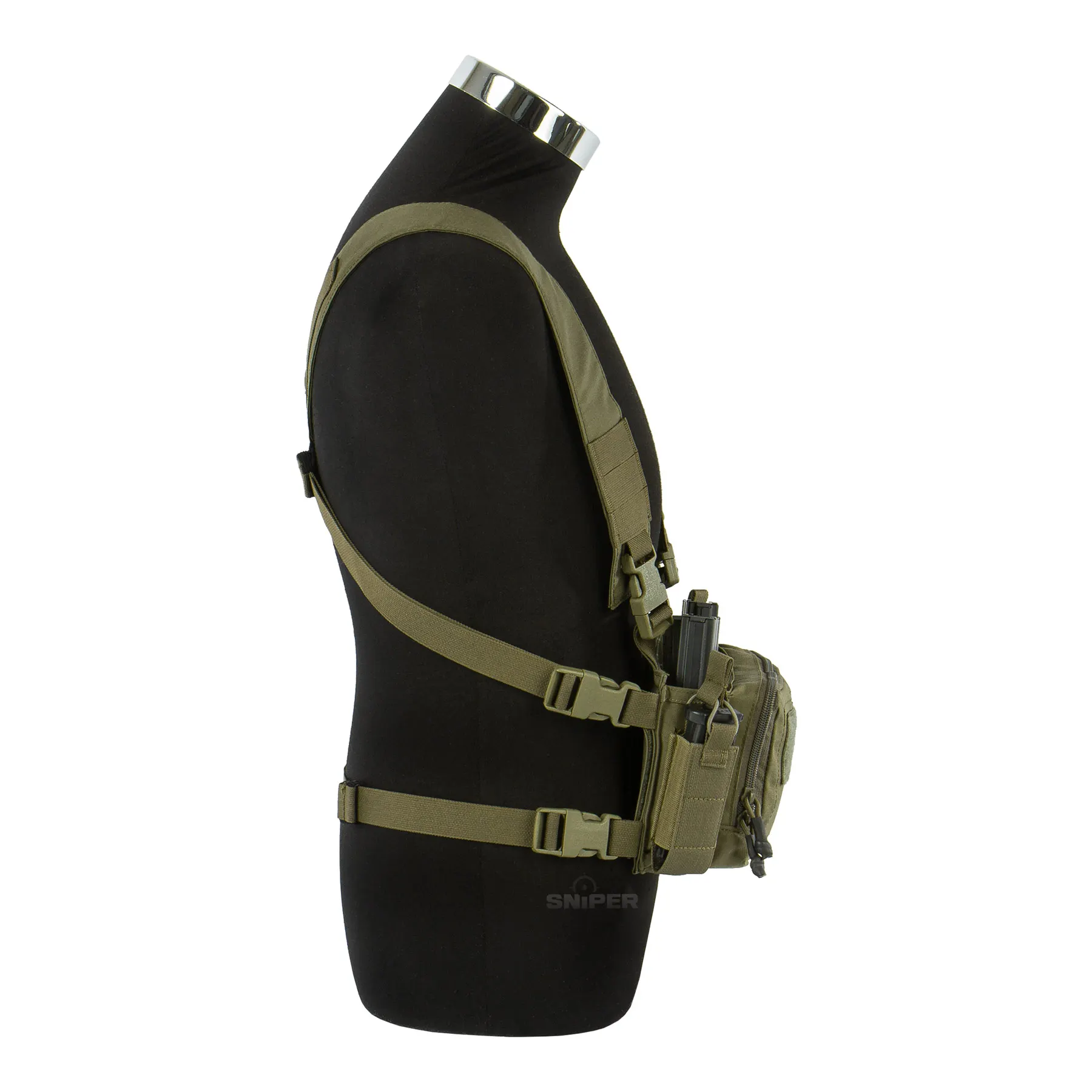 D3CR Micro Chest Rig, Ranger Green