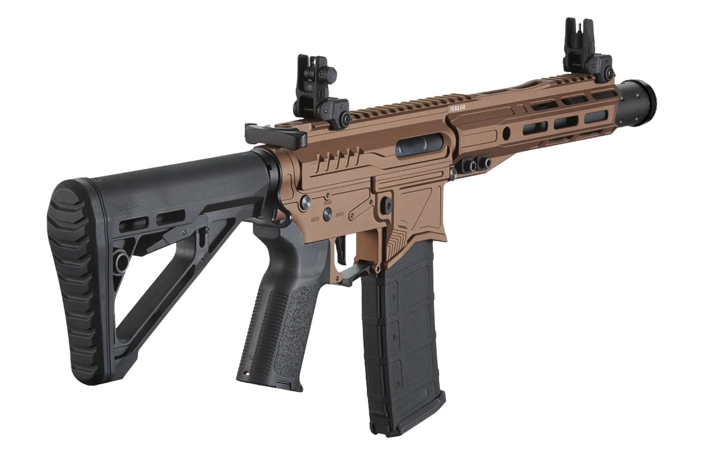 Zion Arms Gen4 w/ Nebula II 8" Bronze (S)AEG, Bronze