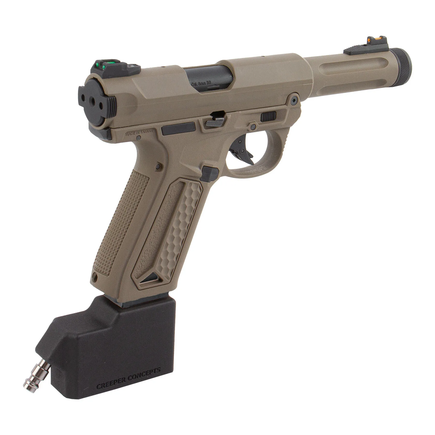 HPA Set Action Army AAP 01 Tan + Bottle + Creeper US + PTS