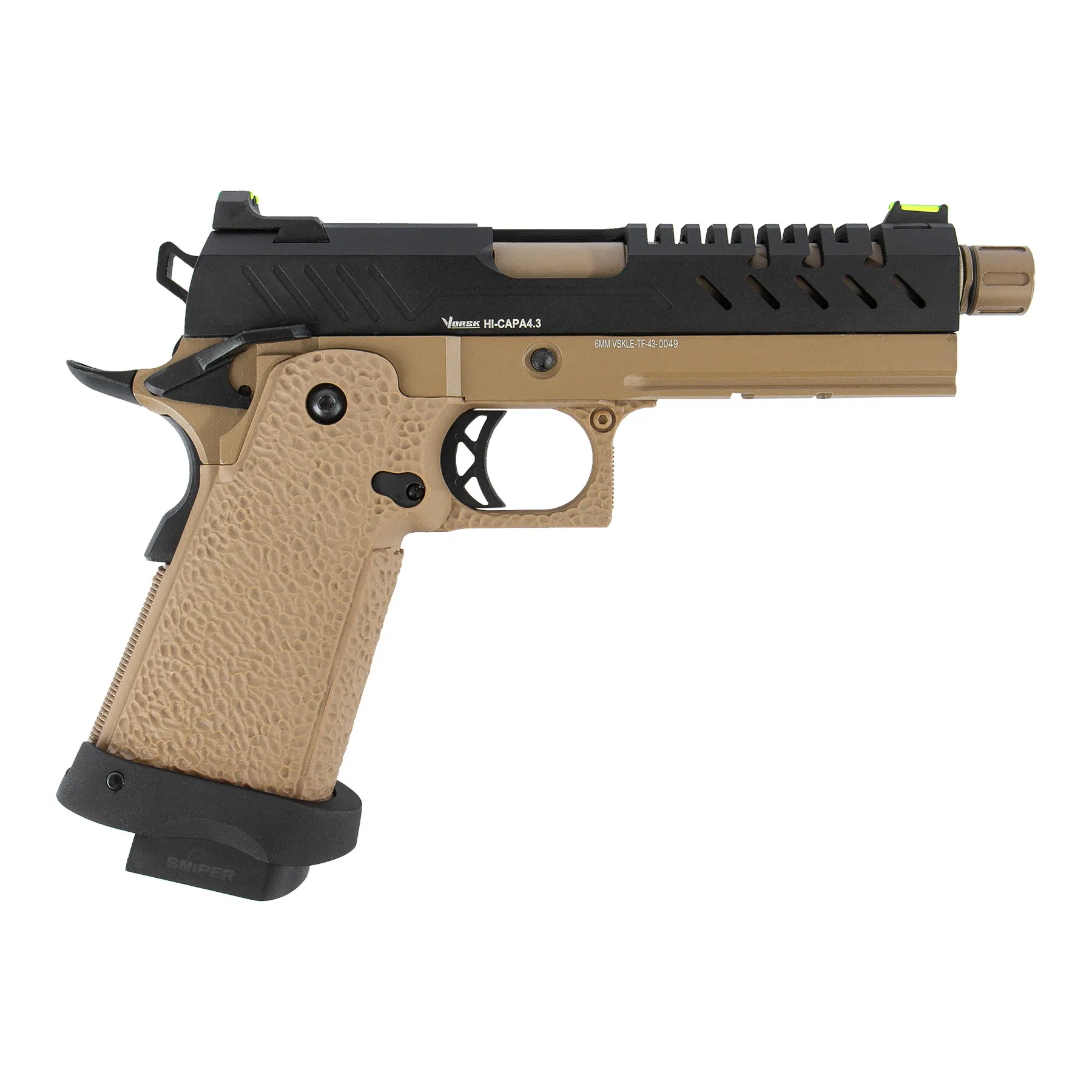 Vorsk Hi-Capa 4.3 Tan GBB Softair Pistole