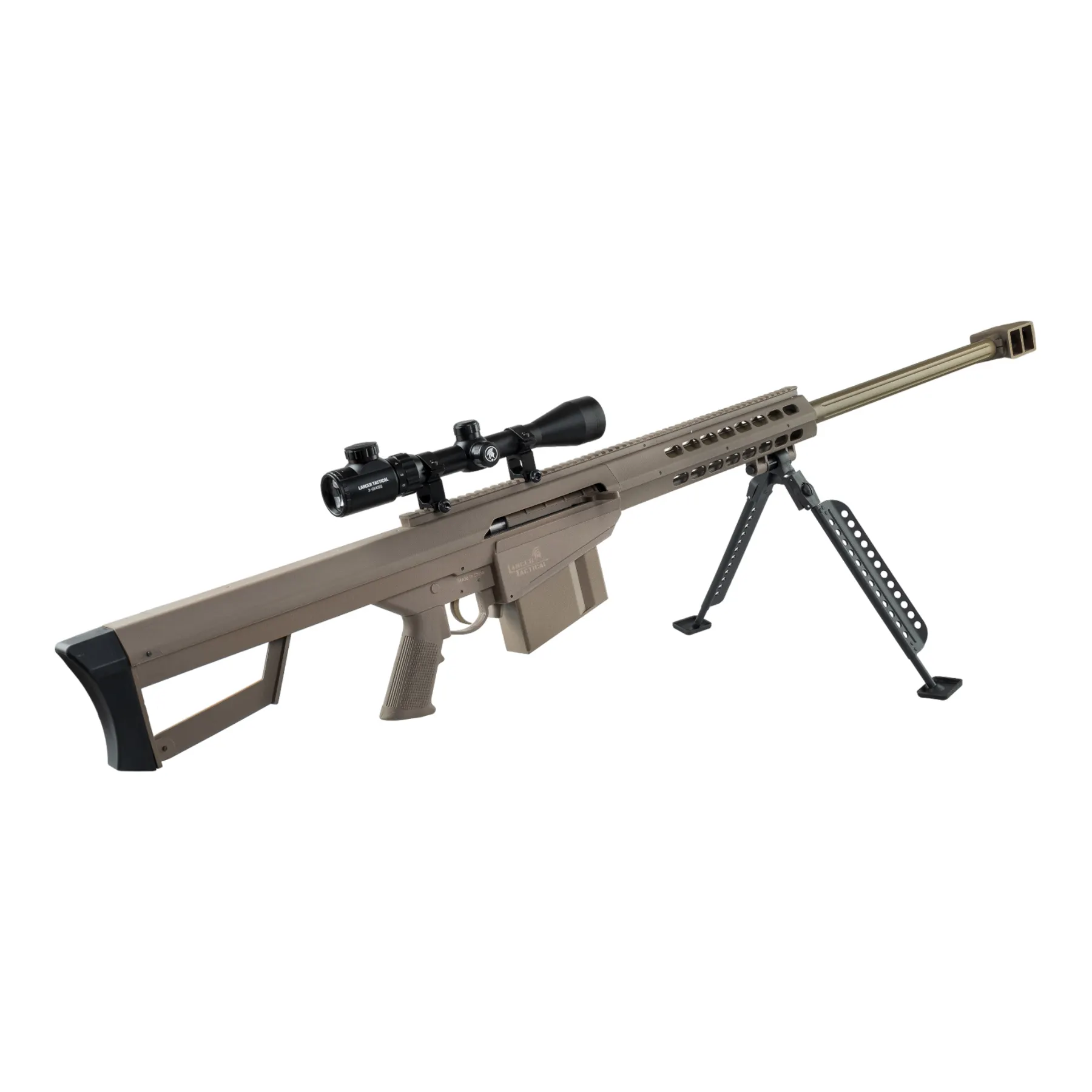 Lancer Tactical M82 Sniper Rifle complete set, Tan
