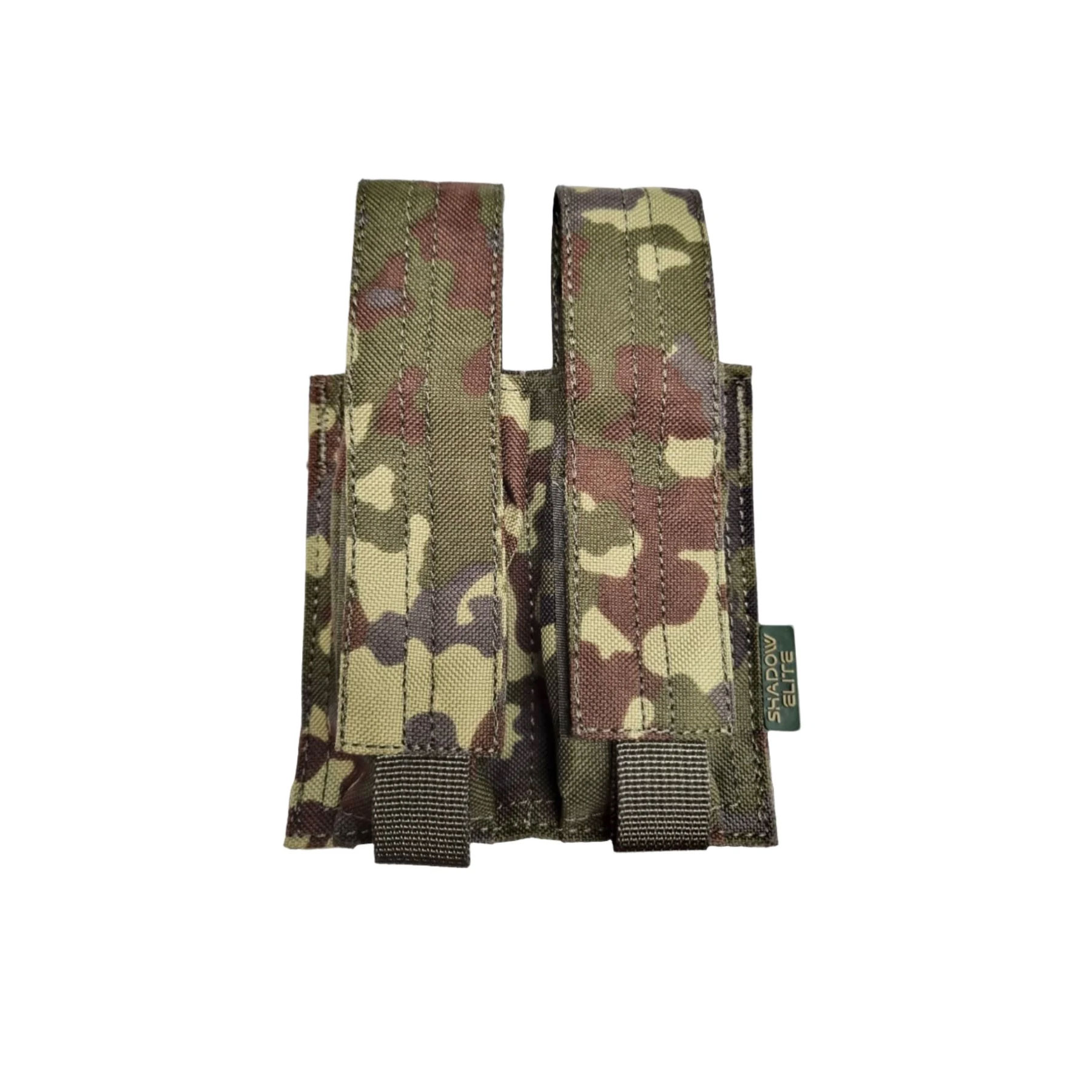 Shadow Griptac Double Pistol Mag Pouch, Flecktarn