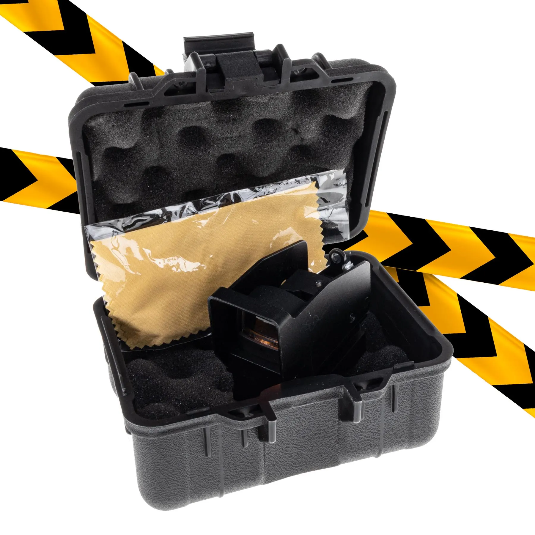 B-Ware Large Multi Reticle Red Dot Visier, Black