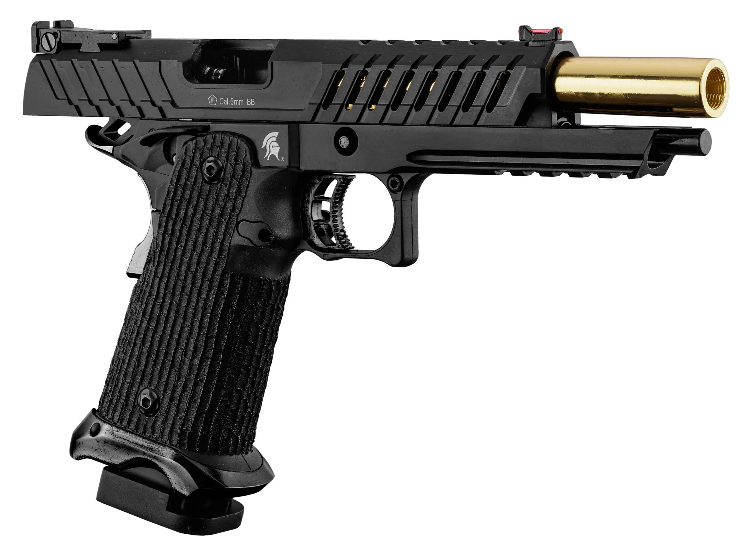Lancer Tactical LTX-6 Knightshade Hi-Capa GBB, Black/Gold