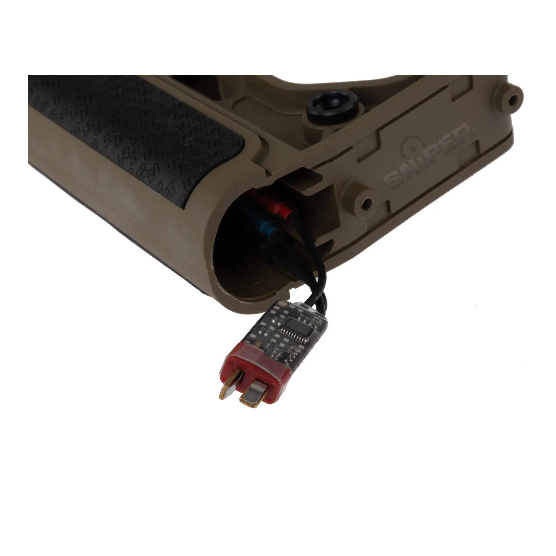 Specna Arms SA-FX01 Flex < 0,5 Joule Softair Gewehr w/ Gate X-ASR, Half-Tan Specna Arms SA-FX01 Flex < 0,5 Joule Softair Gewehr w/ Gate X-ASR, Half-Tan