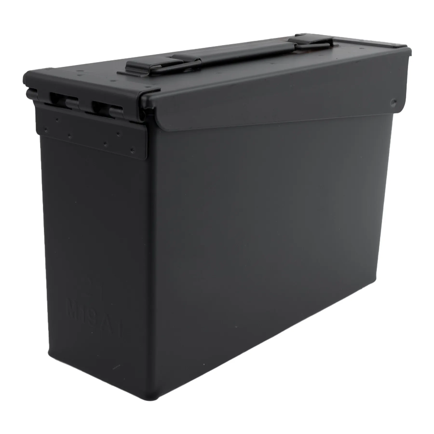 Metall Munitionskiste, 25,5x9x16,8 cm, Black