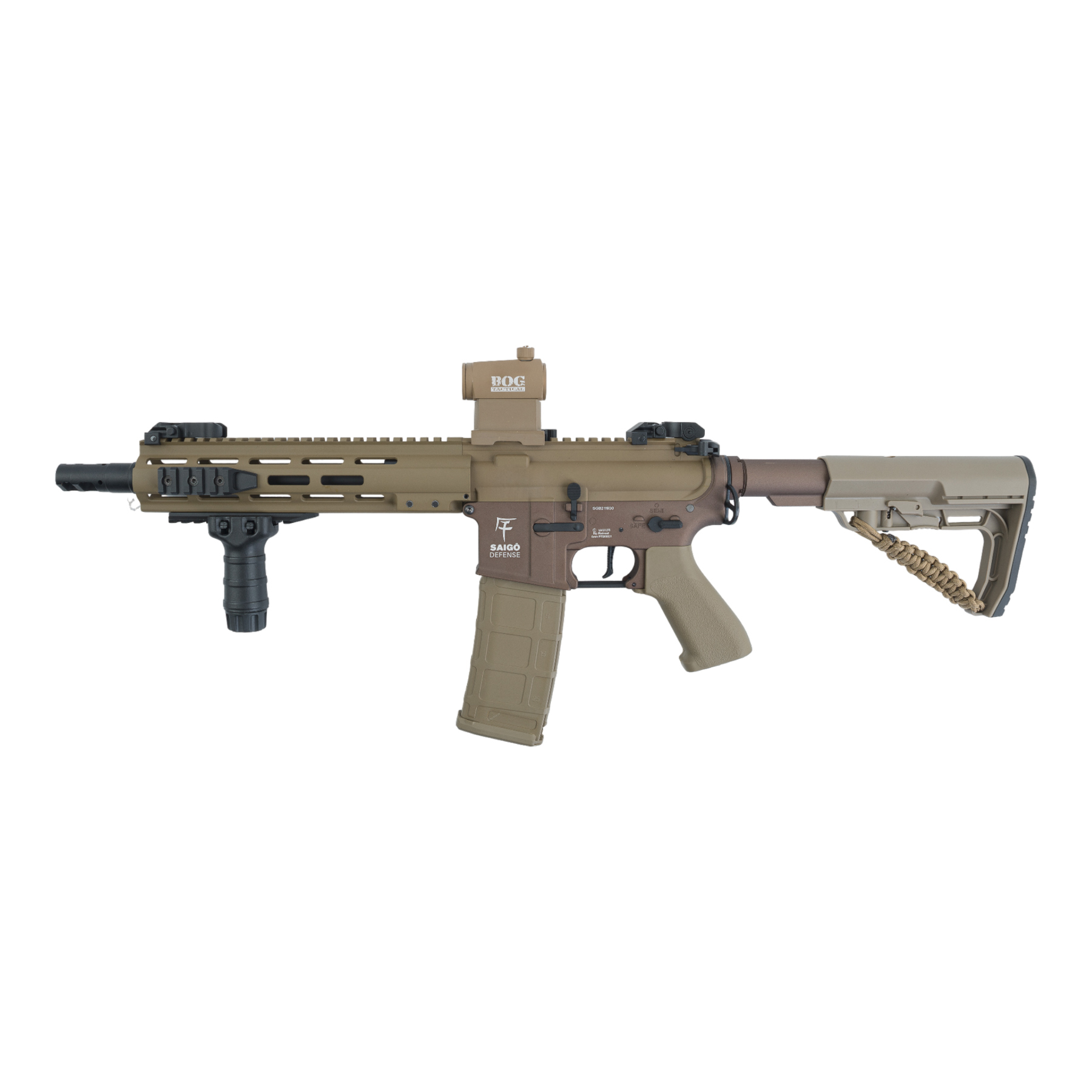 Prep my Airsoft - Saigo Defense Bushido Yu ETU M4 (S)AEG, Tan