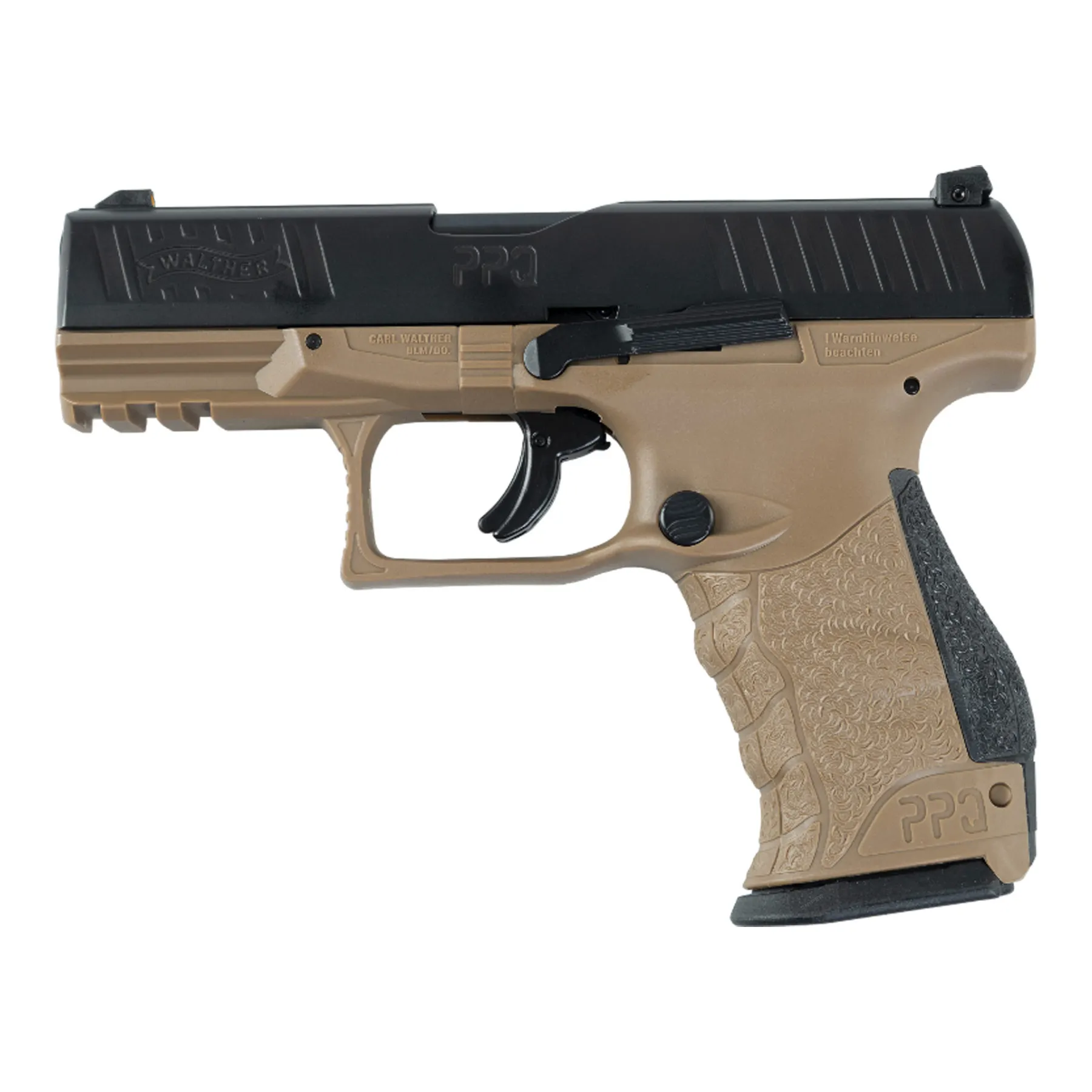RAM Pistole T4E Walther PPQ M2 43 Cal, Black & RAL8000 RAM Pistole T4E Walther PPQ M2 43 Cal, Black & RAL8000