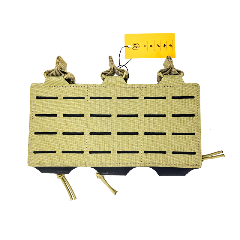 Conquer Triple M4 Mag Pouch, Tan