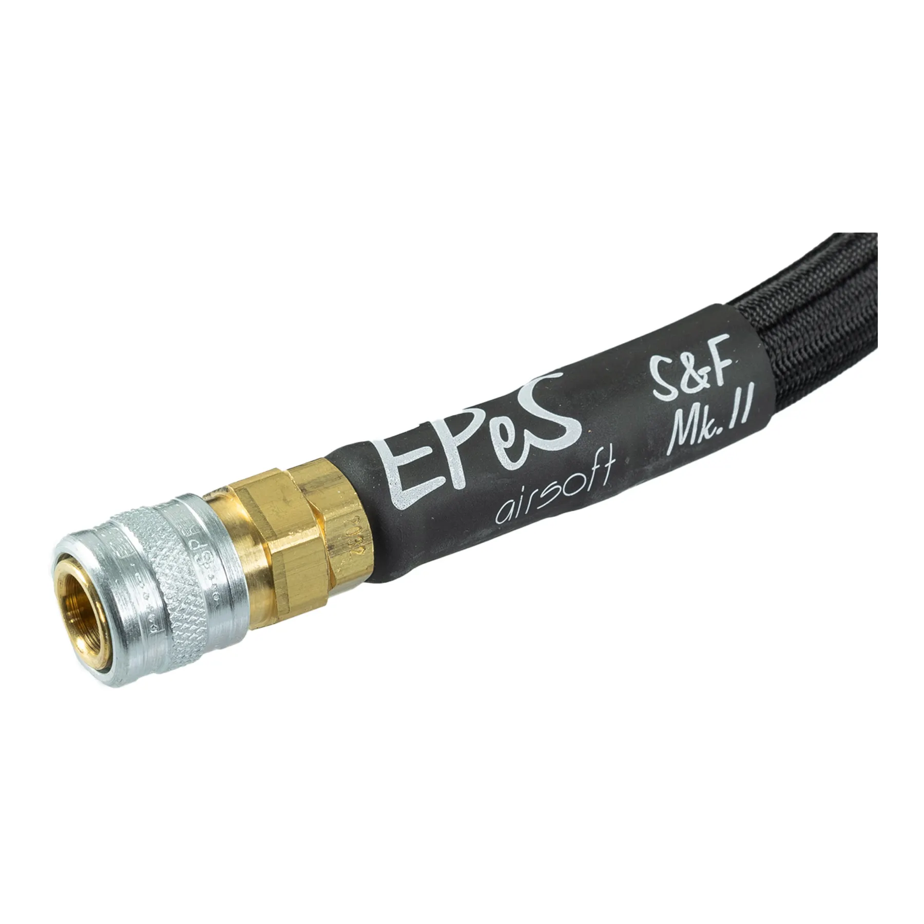 HPA S&F MK. III 100cm Braided Hose Line US, Black