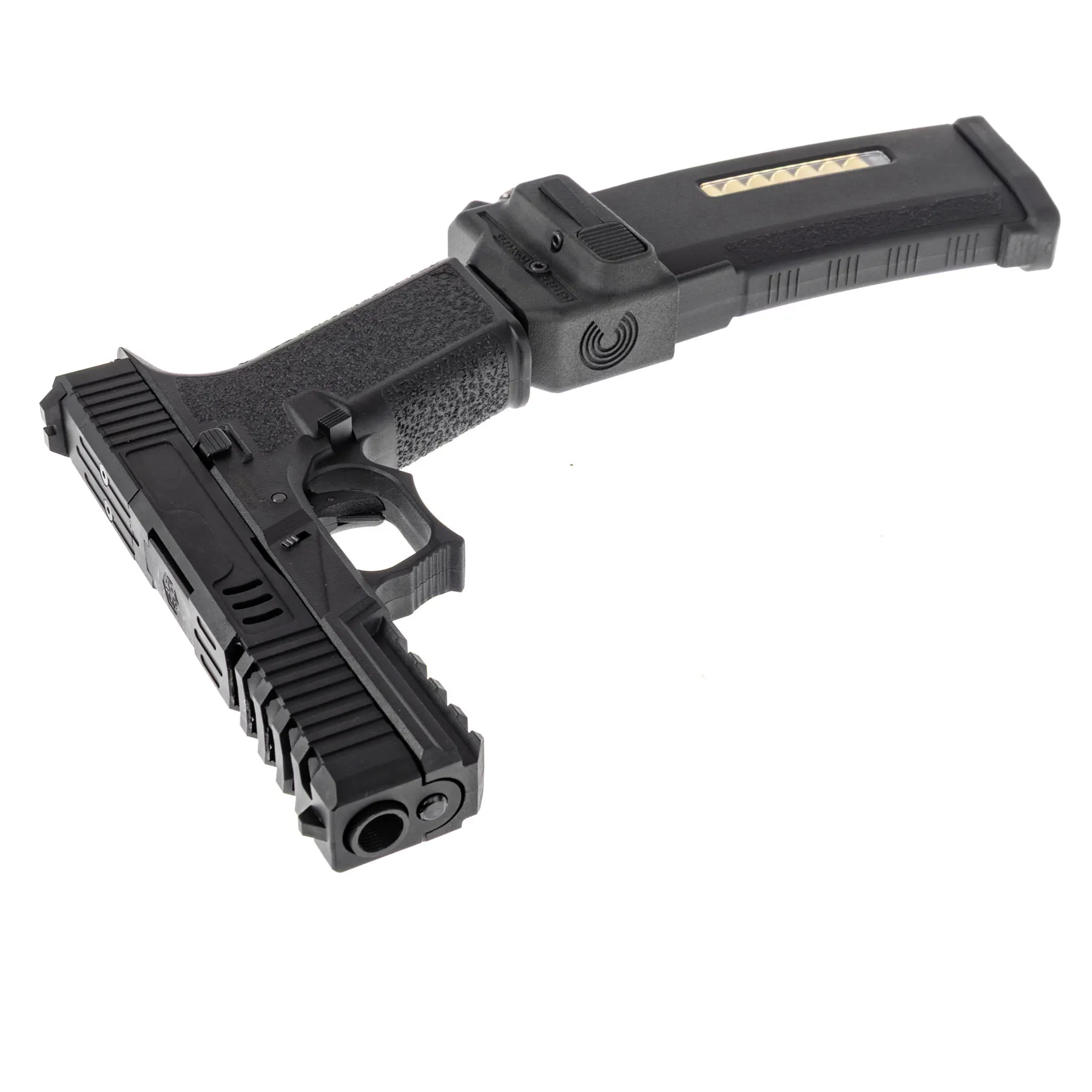 SAC x AW Custom VX7 Mod.2 Precut HPA Softair Pistole, Black