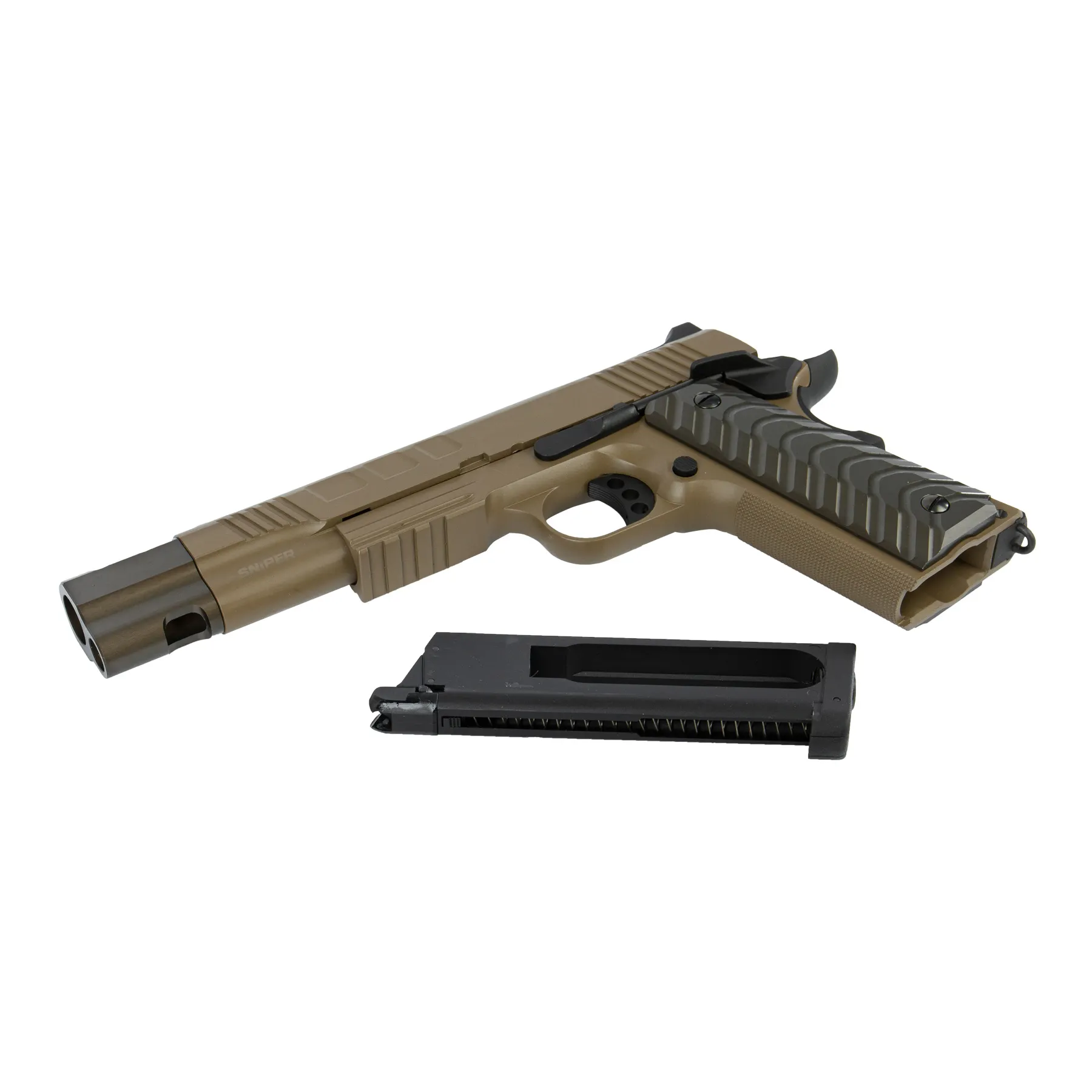 KJ Works KP 16 Full Metal Tan CO2 Softair KJ Works KP 16 Full Metal Tan CO2 Softair