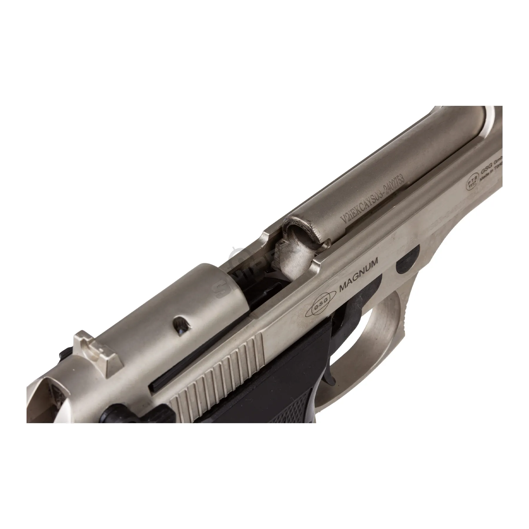 EKOL Firat 9mm P.A.K. Schreckschusspistole, Nickel