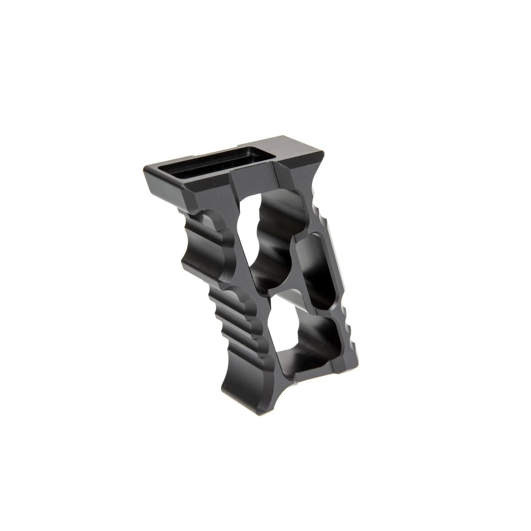 M-Lok / Keymod Aluminum Angled Forward Grip, Black M-Lok / Keymod Aluminum Angled Forward Grip, Black