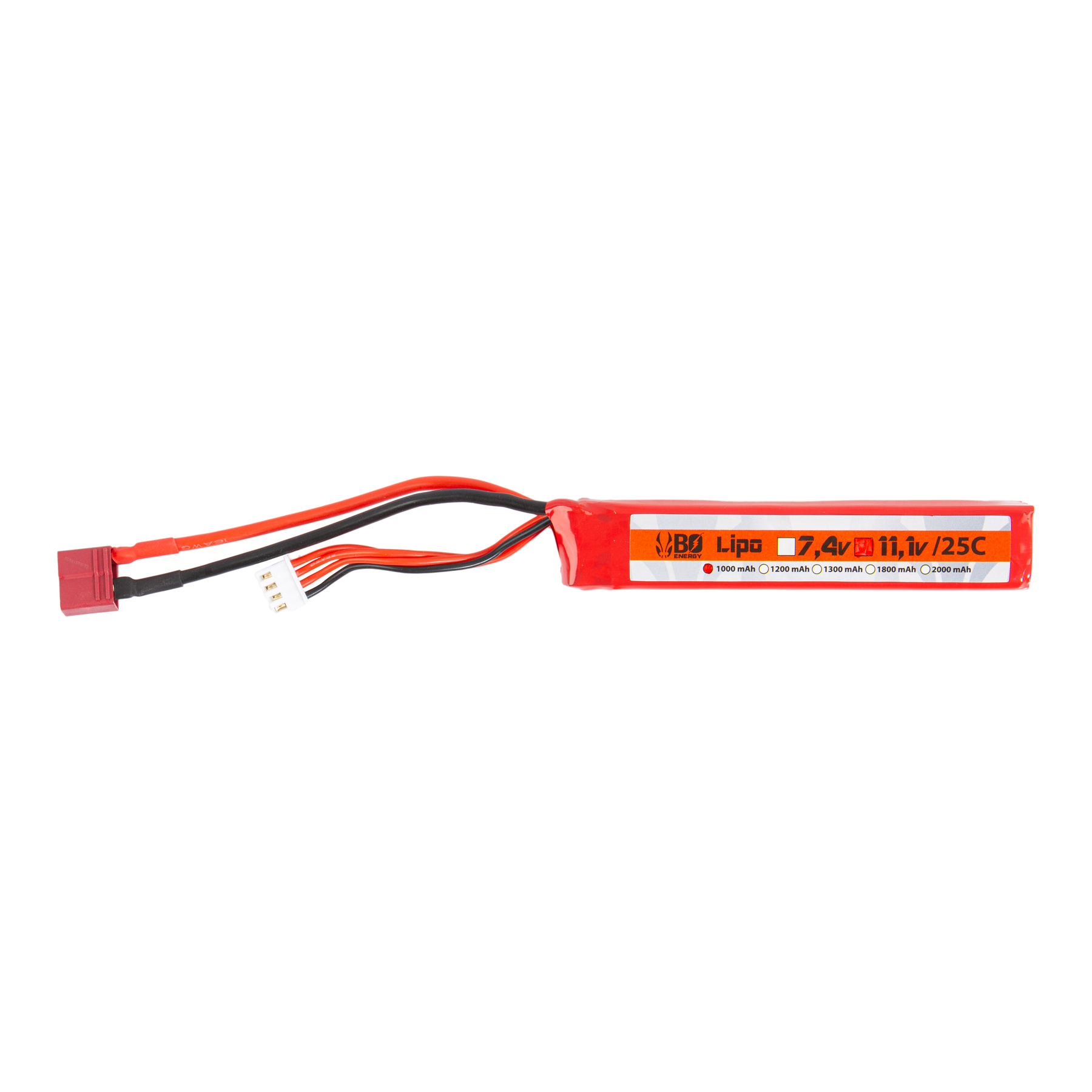 Deans 11,1V 1000mAh 25C LiPo Akku, 1 Stick
