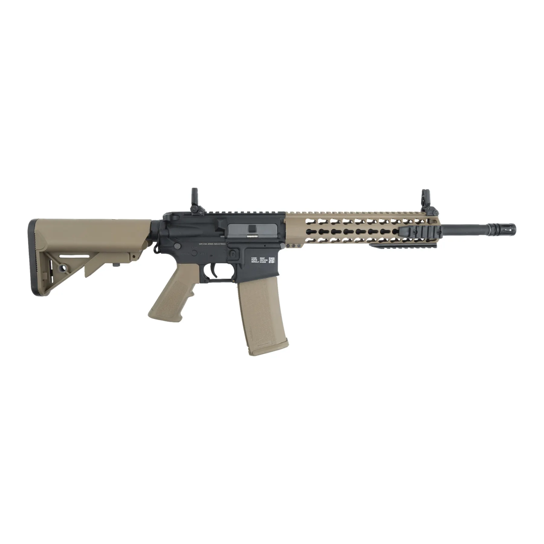 Specna Arms SA-F02 Flex < 0,5 Joule Softair Gewehr, Half-Tan