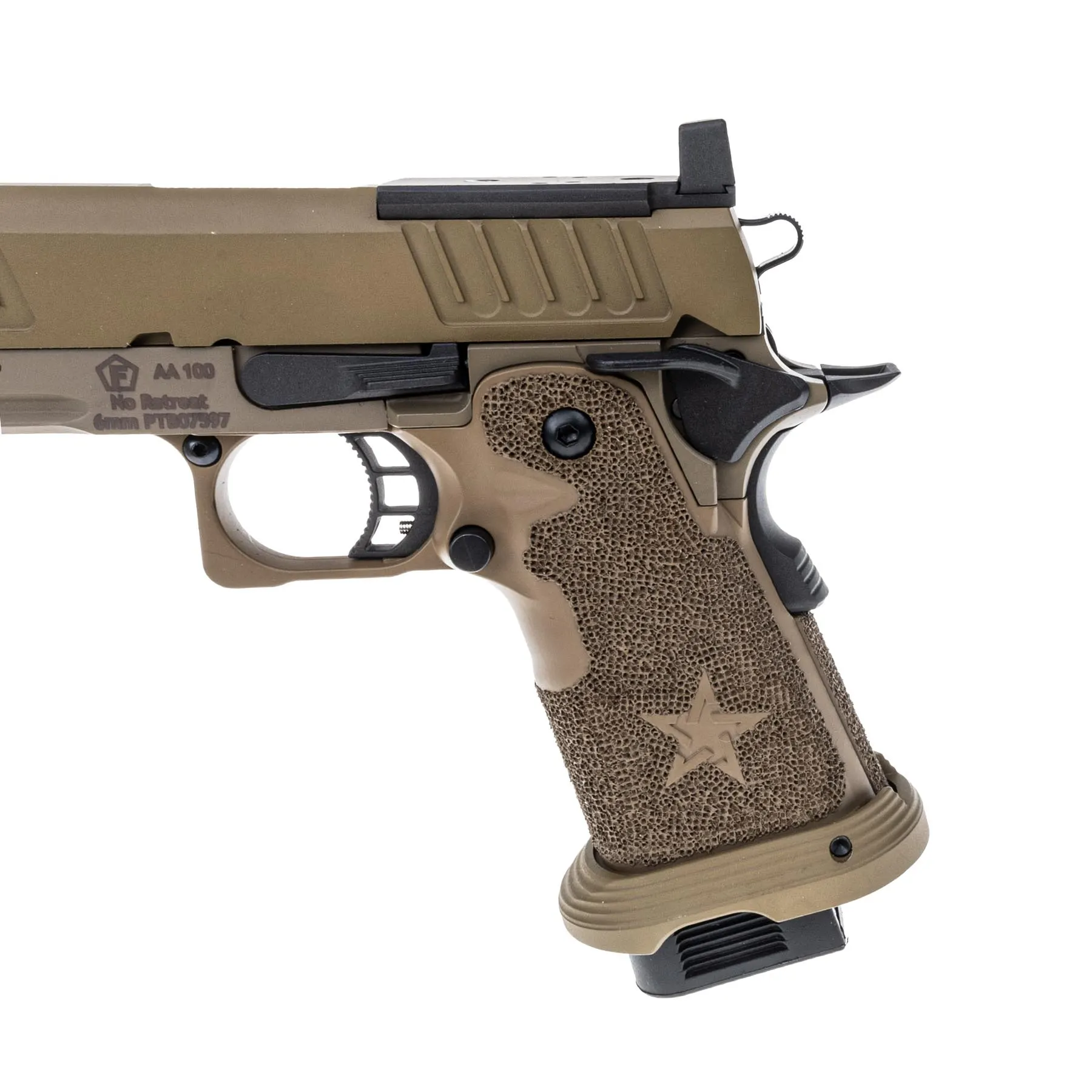 EMG Staccato C2 Compact T8 2011 GBB Softair Pistole, Tan