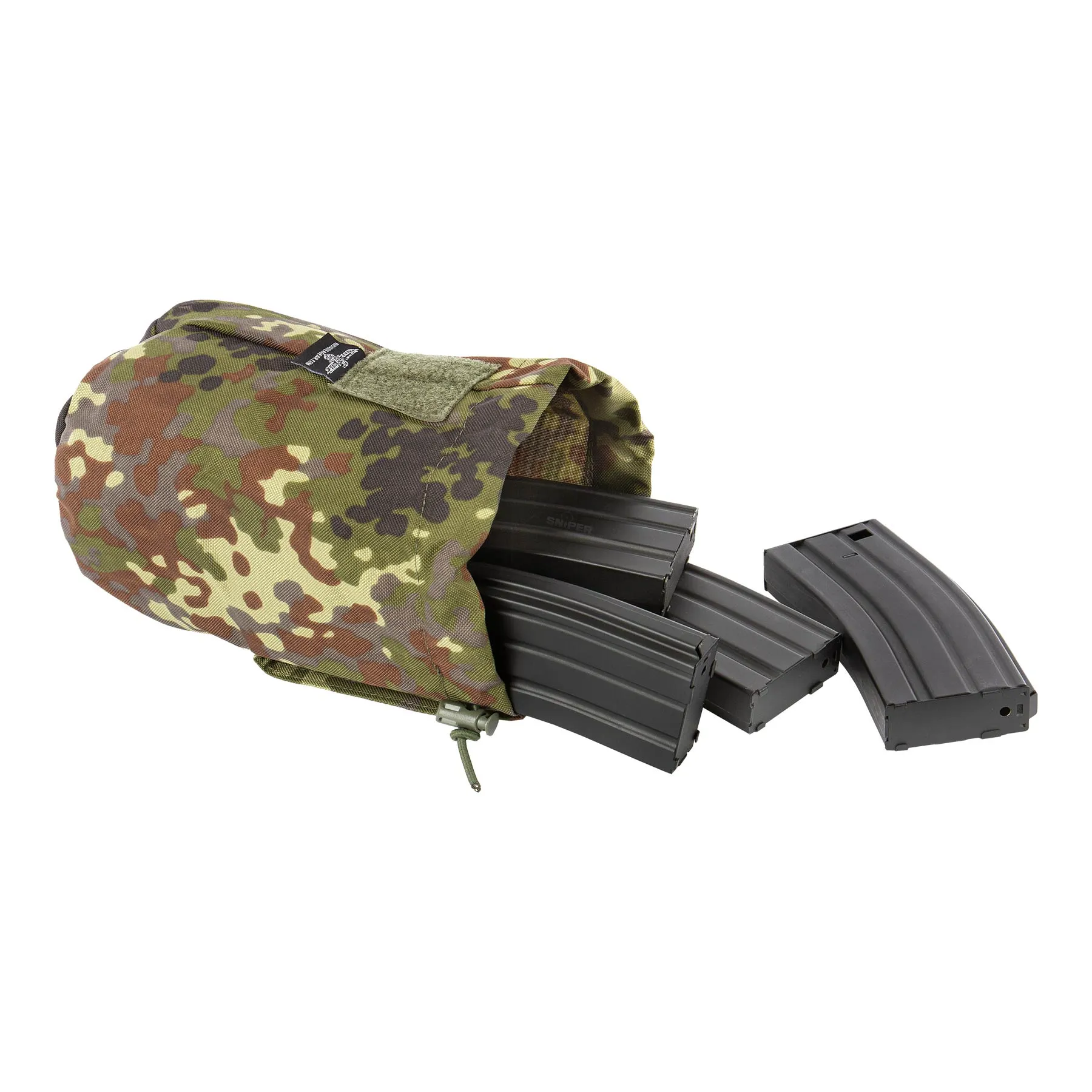 Foldable Dump Pouch, Flecktarn