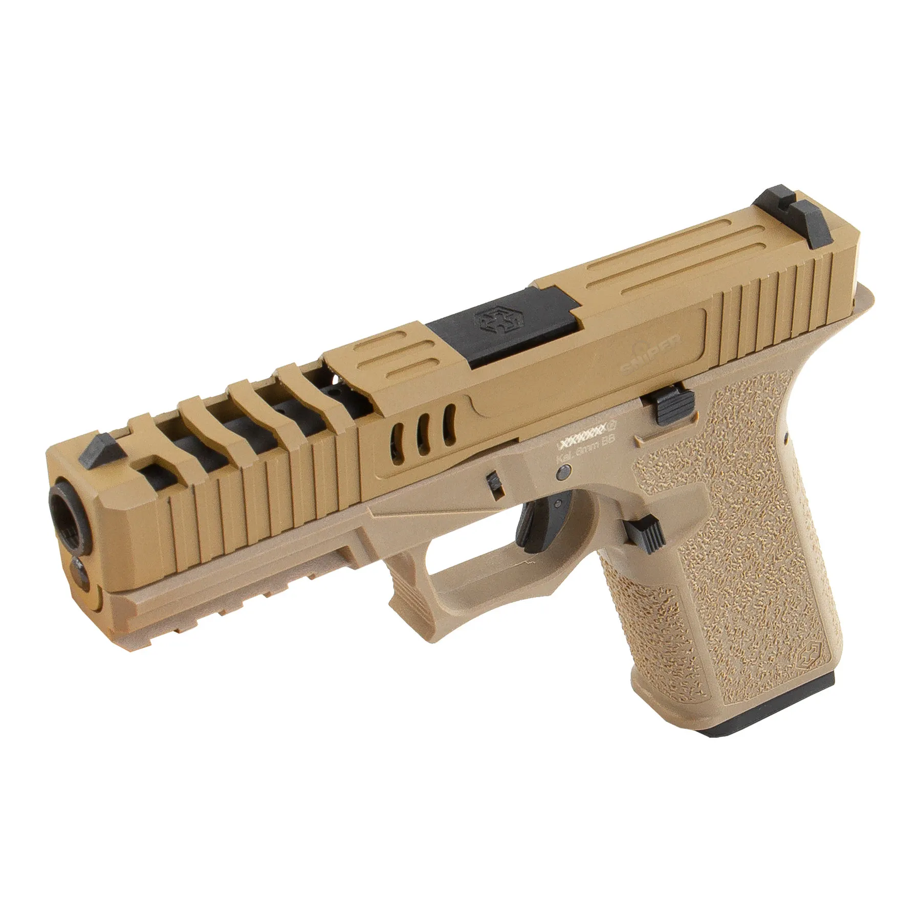 SAC Custom VX7 Mod.2 GBB Softair Pistole, FDE