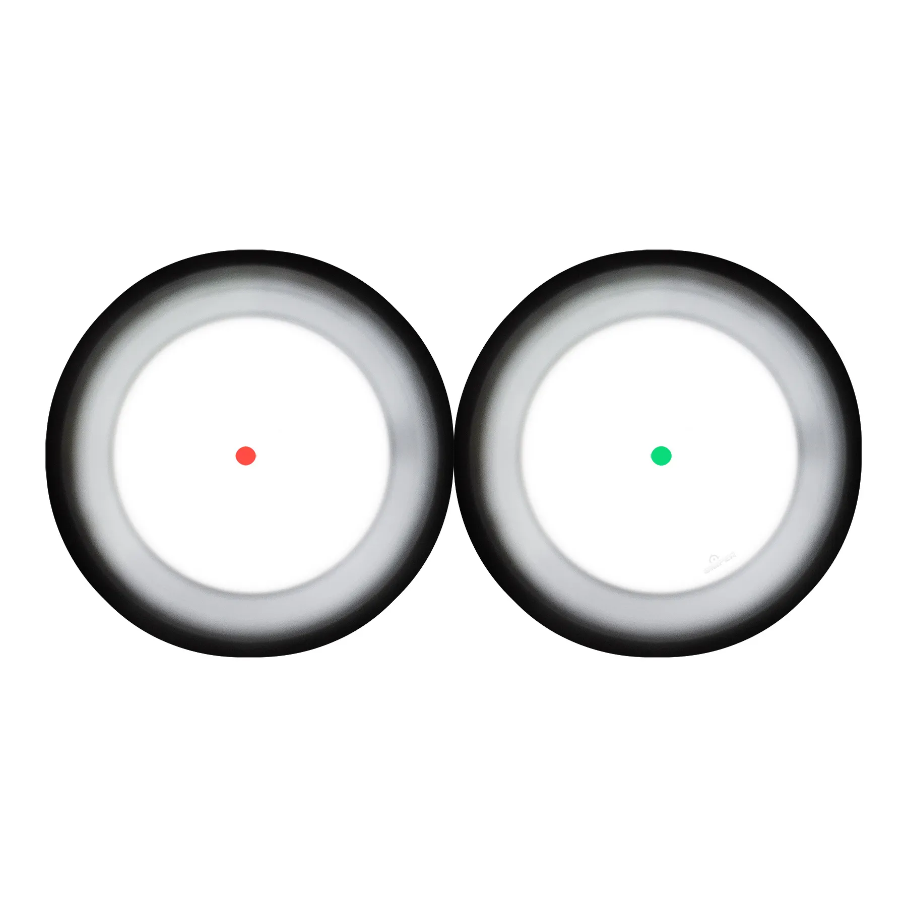 Red/Green Dot 2X42 4 Reticles, Black