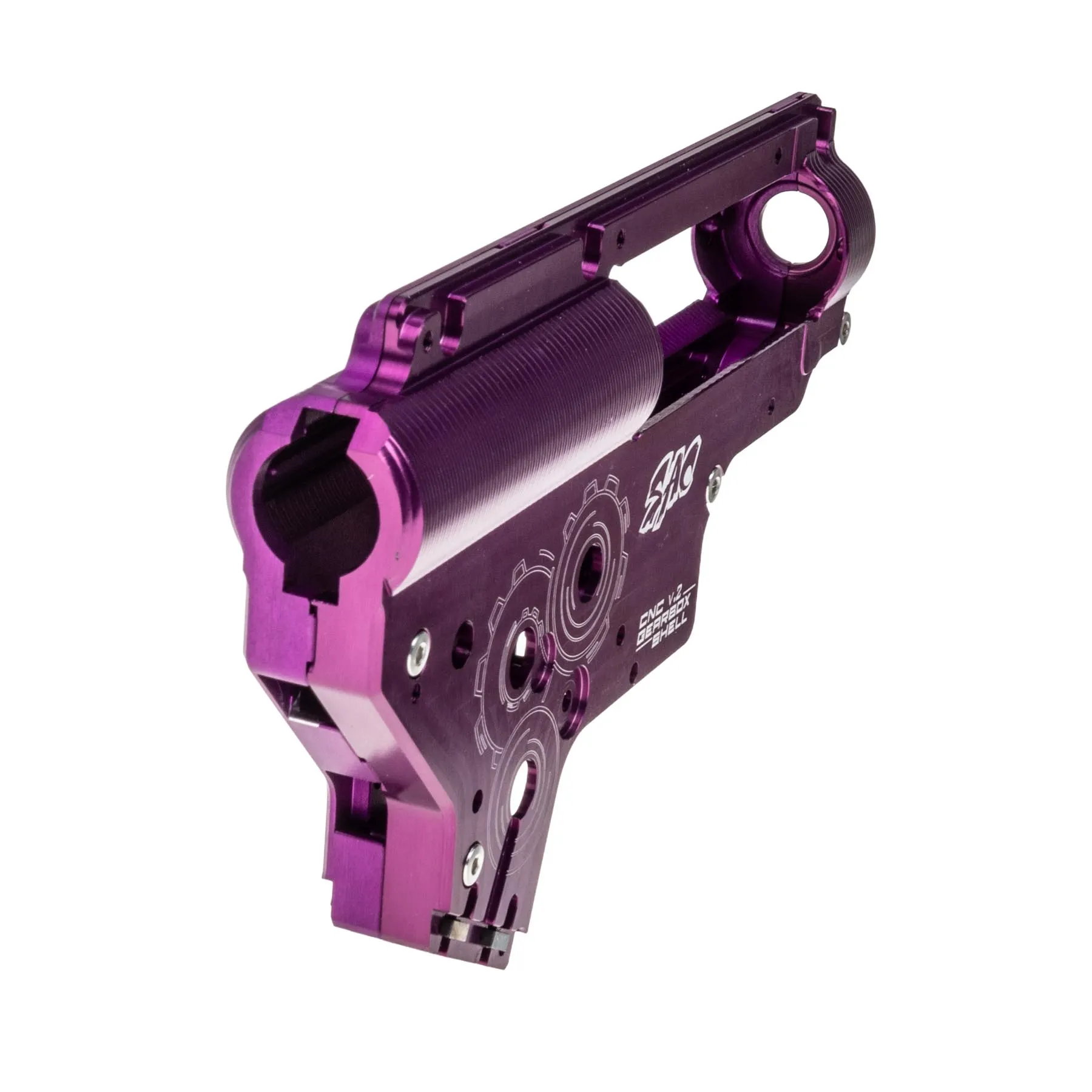 SAC CNC Gearbox V2 8mm, Purple