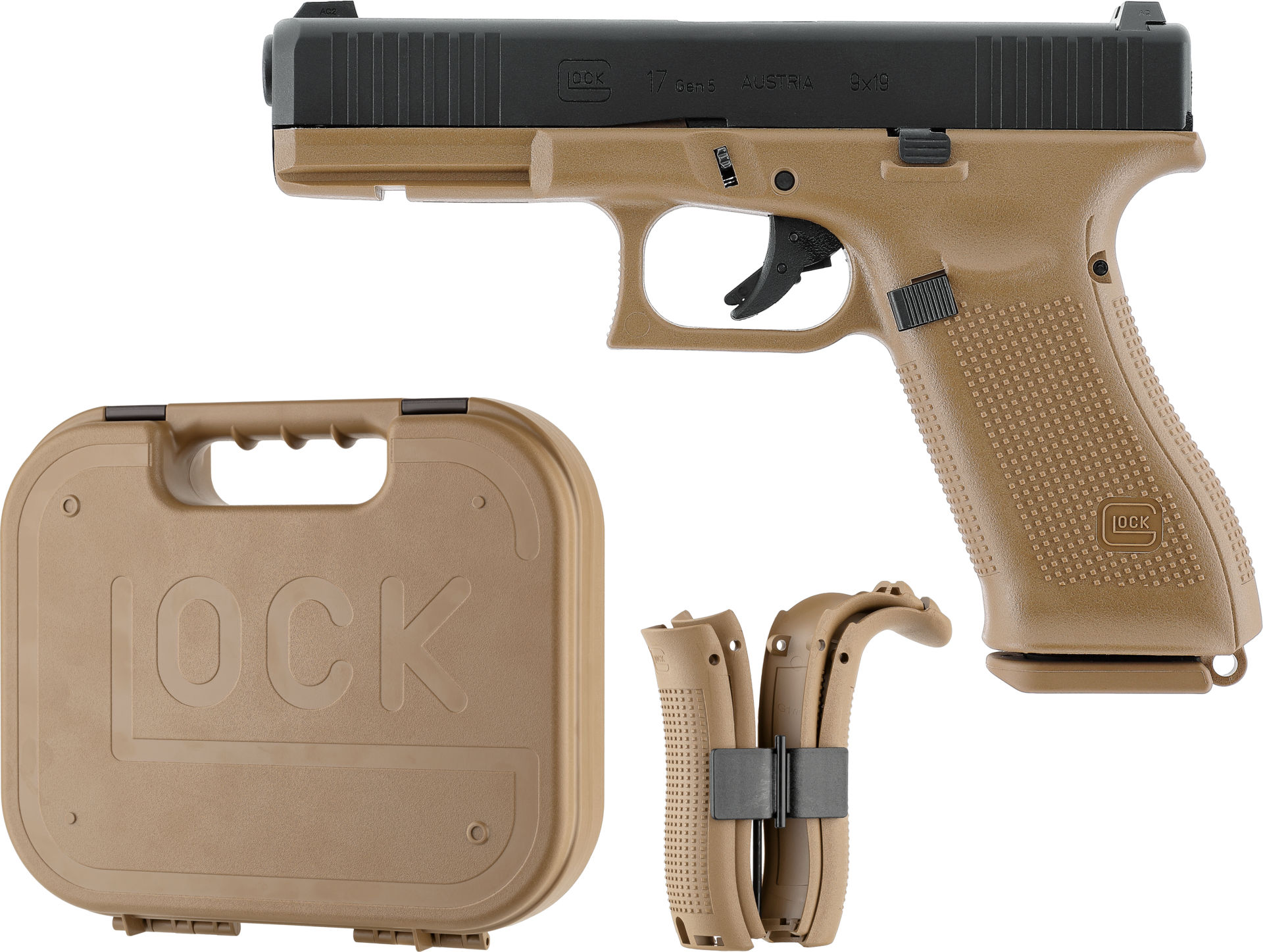 Glock 17 Gen 5 GBB Softair Pistole, French Army