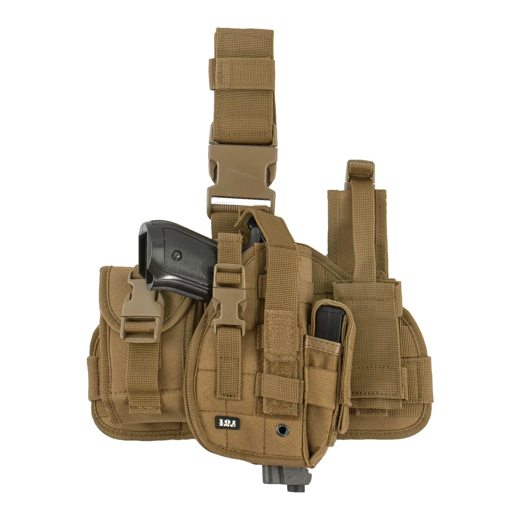 Oberschenkelholster Hip Molle Holster, Sand Oberschenkelholster Hip Molle Holster, Sand