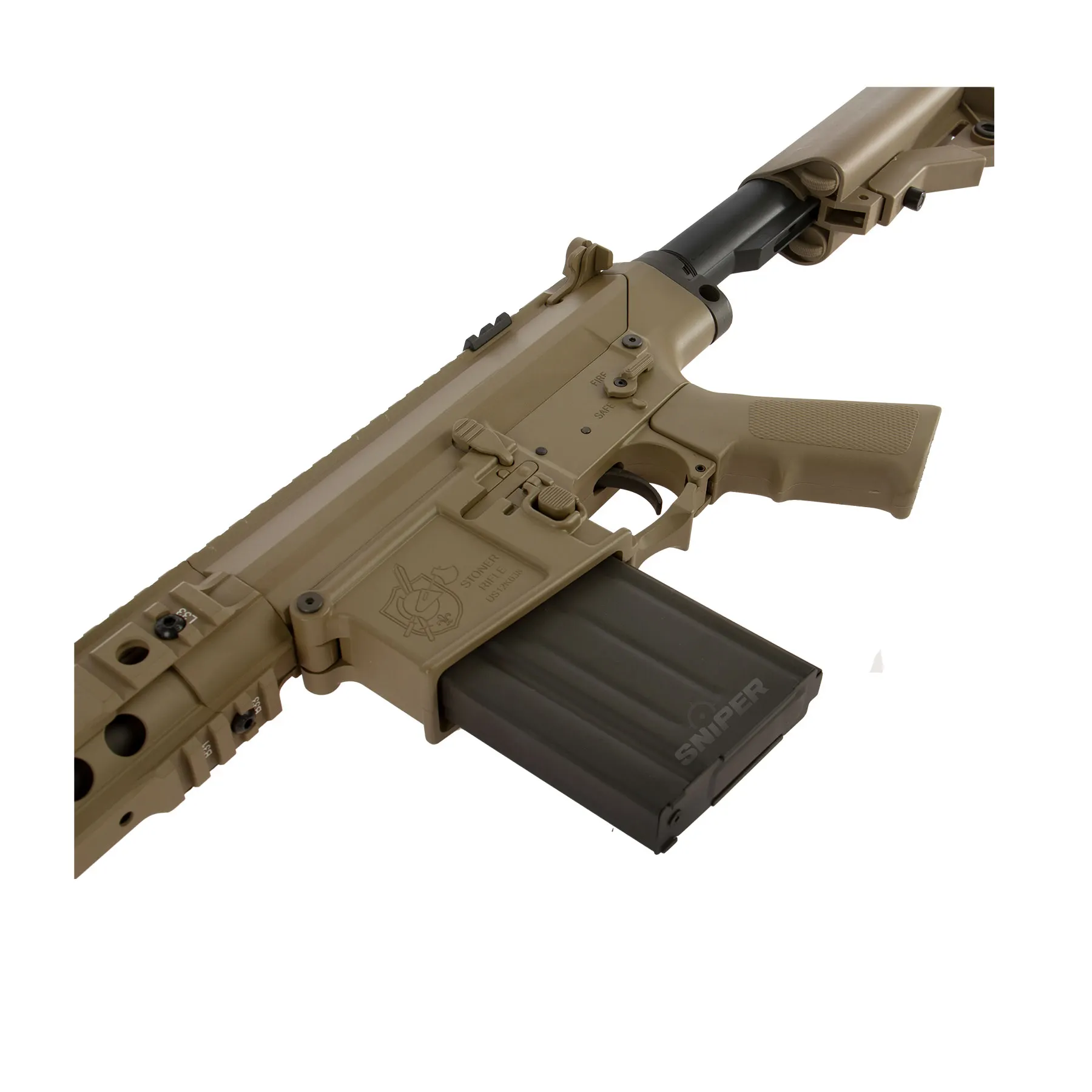 ARES SR25-M110K (S)AEG, Tan