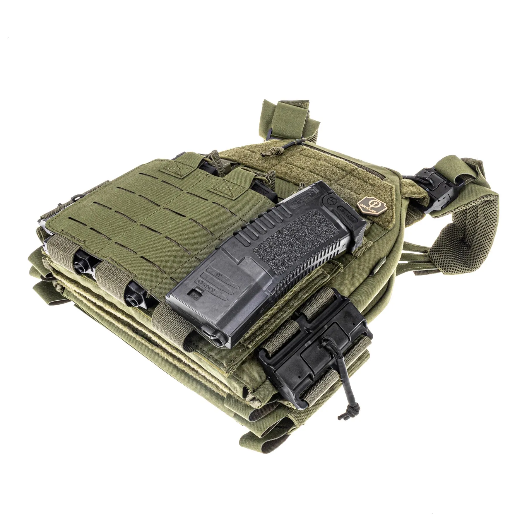 Conquer MQR Vest Plattenträger, OD Conquer MQR Vest Plattenträger, OD