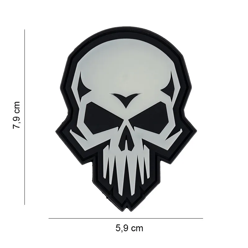 Patch 3D PVC Psycho Skull