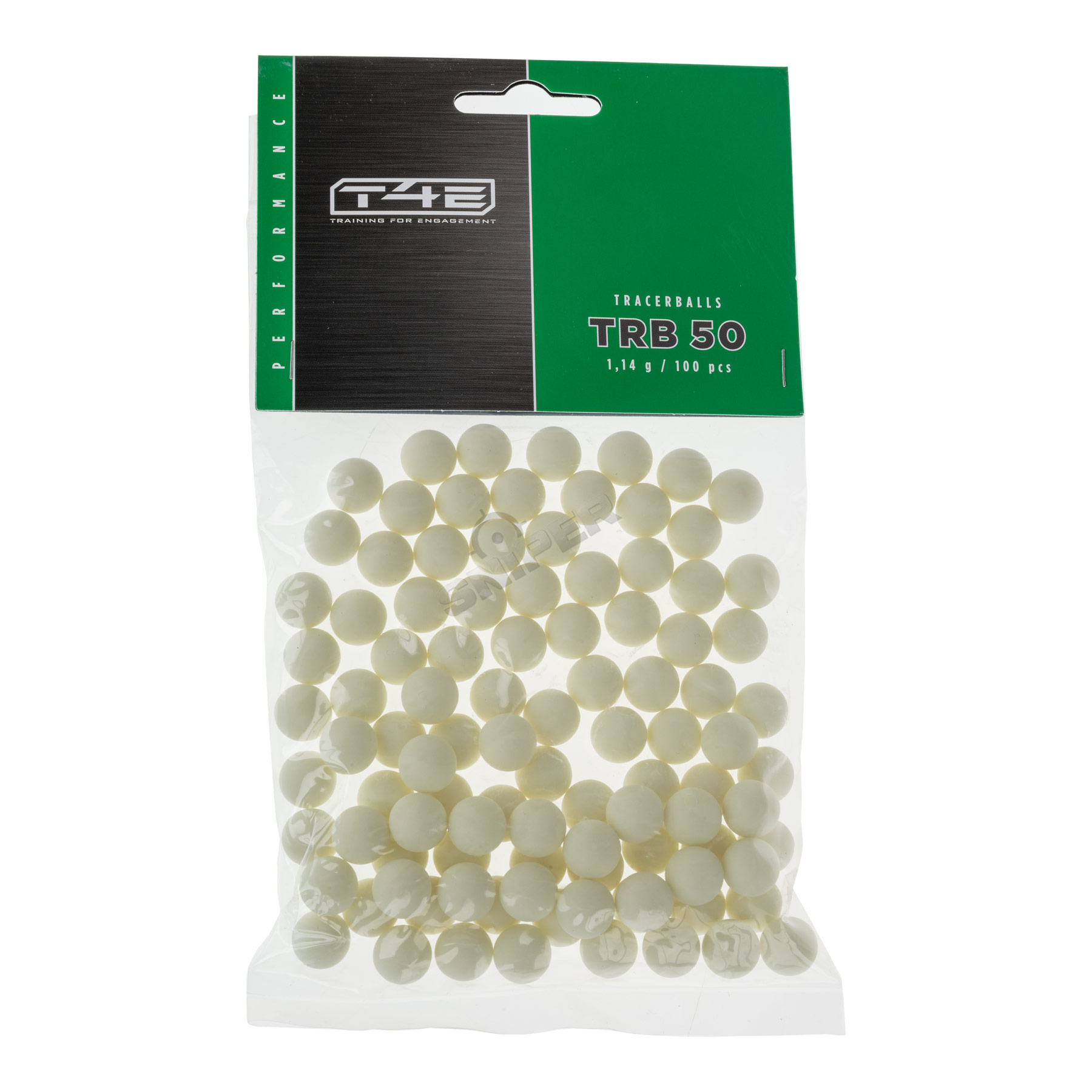 Tracer Rubberballs 50 Cal für T4E Ram Waffen, 100rds