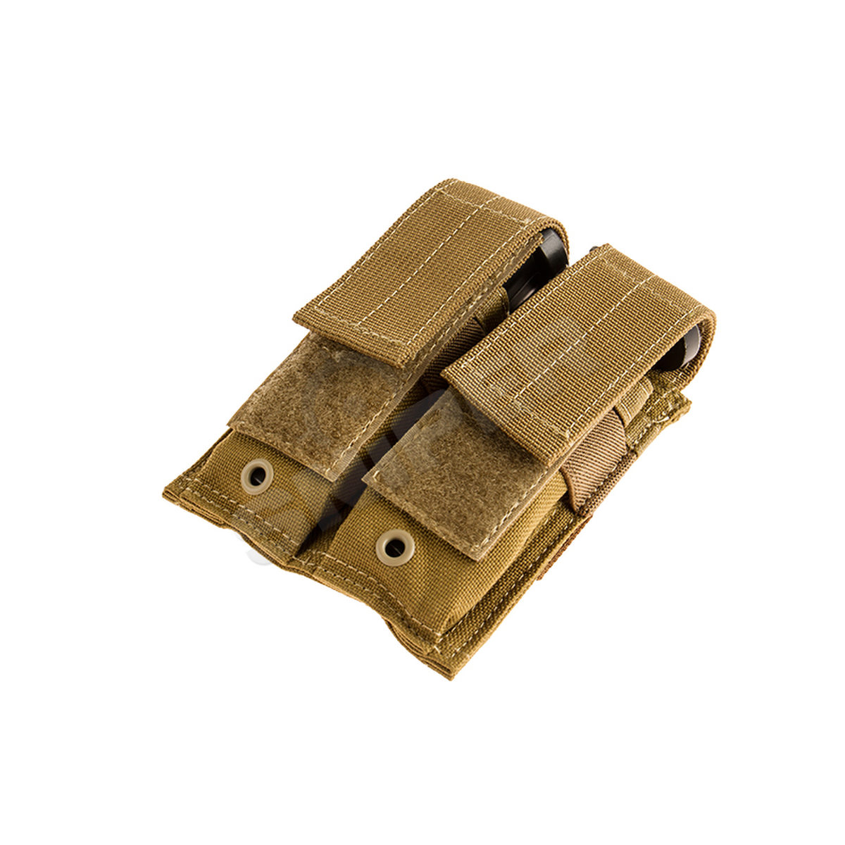 Double Pistol Mag Pouch, Khaki