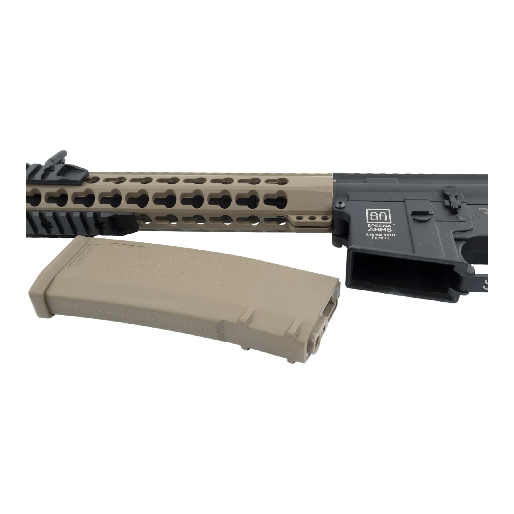 Specna Arms SA-F02 Flex < 0,5 Joule Softair Gewehr, Half-Tan