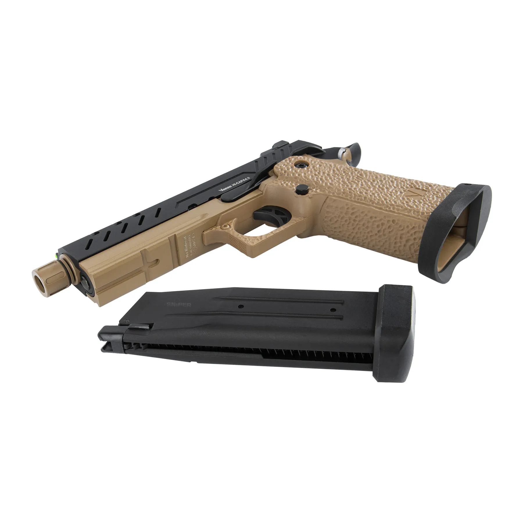 Vorsk Hi-Capa 4.3 Tan GBB Softair Pistole