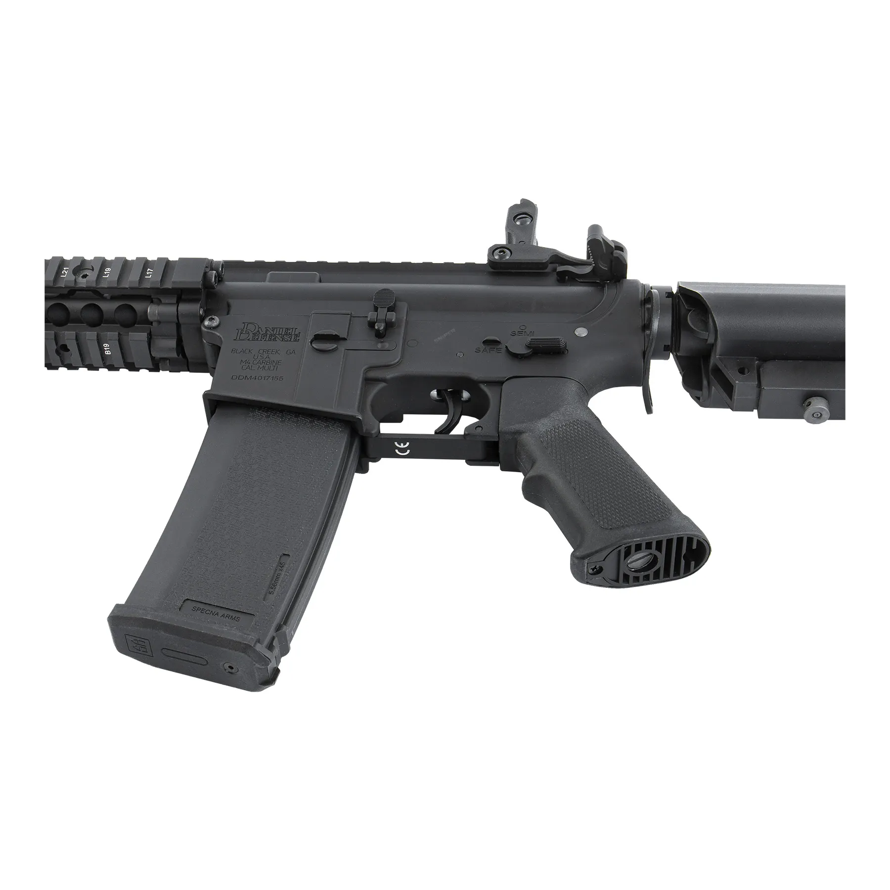 SA-E19 Edge Daniel Defense MK18 < 0,5 Joule Softair Gewehr, Black