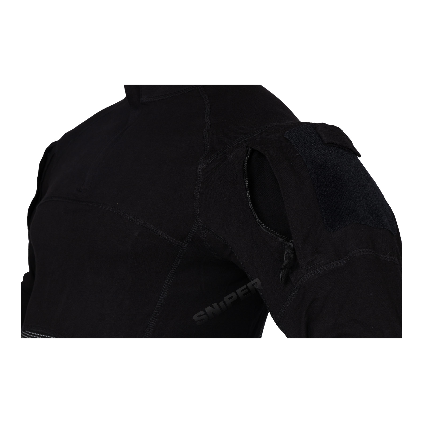 Reapo Long-Sleeve Combat Shirt, Black
