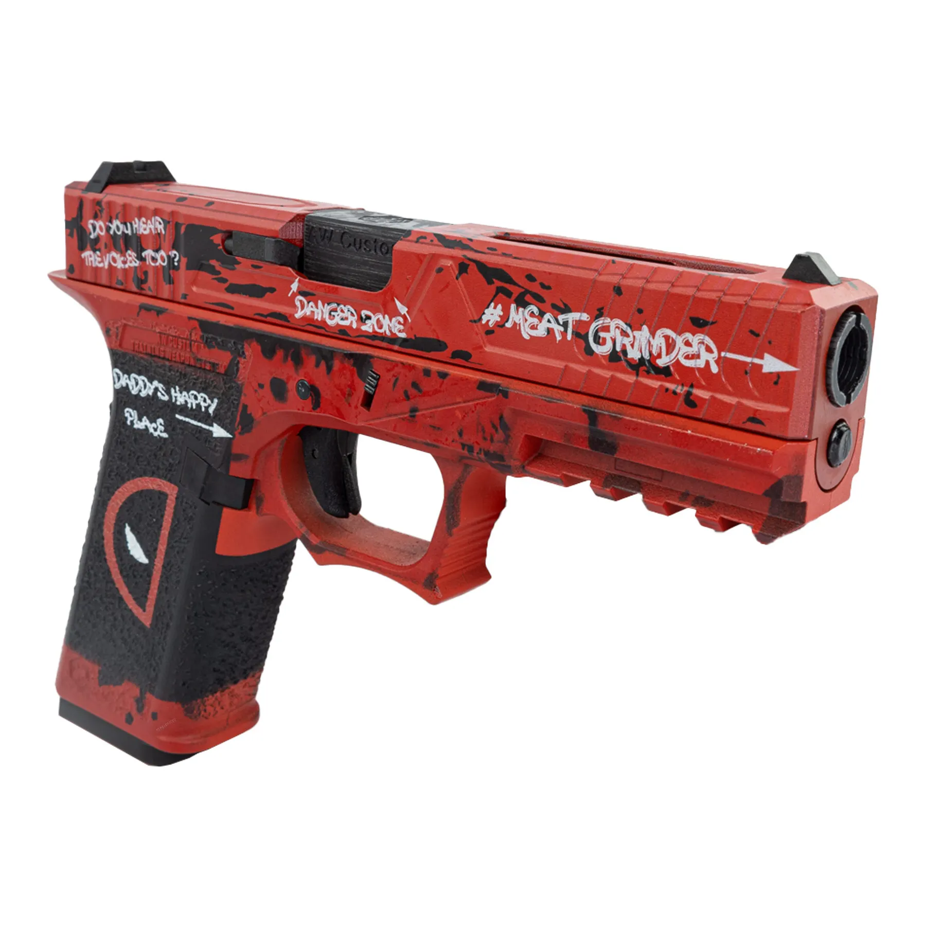 AW Custom VX7 GBB, Red Version Open Slide AW Custom VX7 GBB, Red Version Open Slide