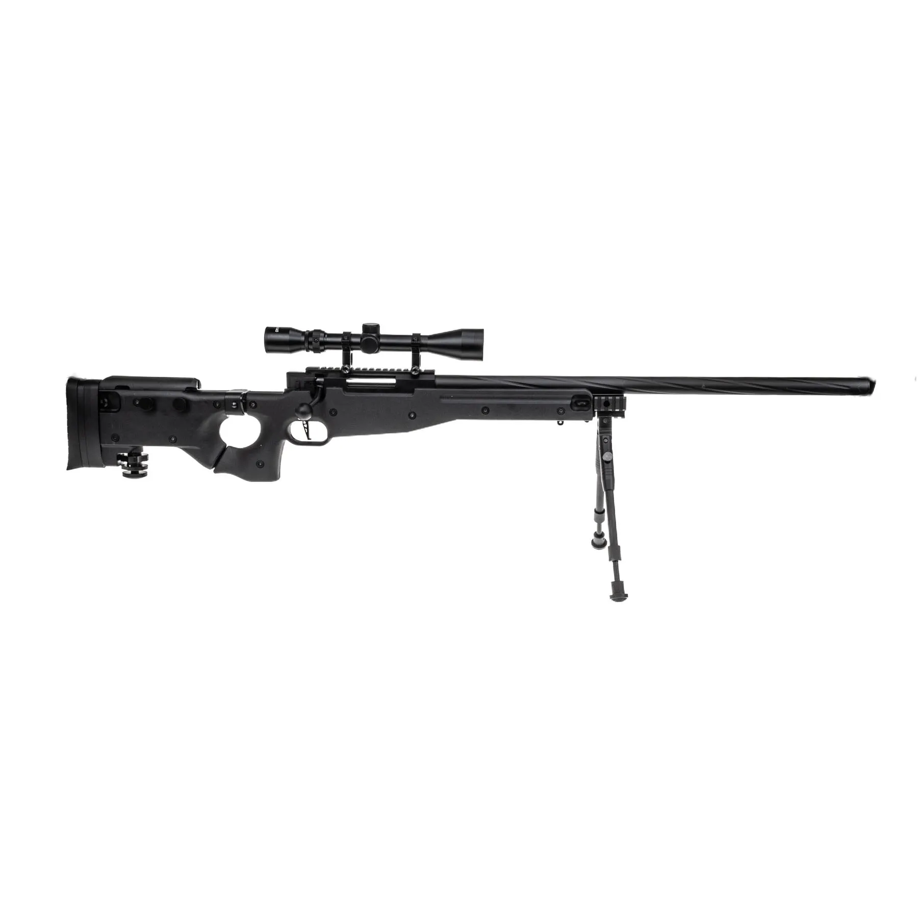 WELL MB08 L96 Upgraded Version w/ Scope & Bipod, Black