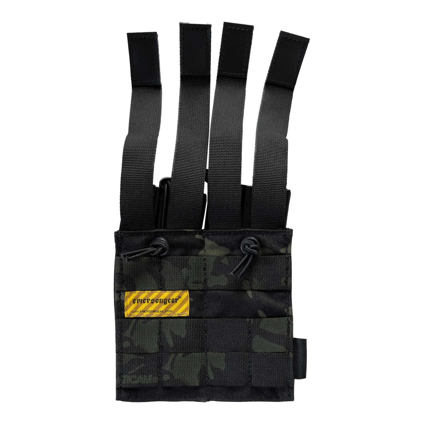 Double Open Mag Pouch for M4, Multicam Black