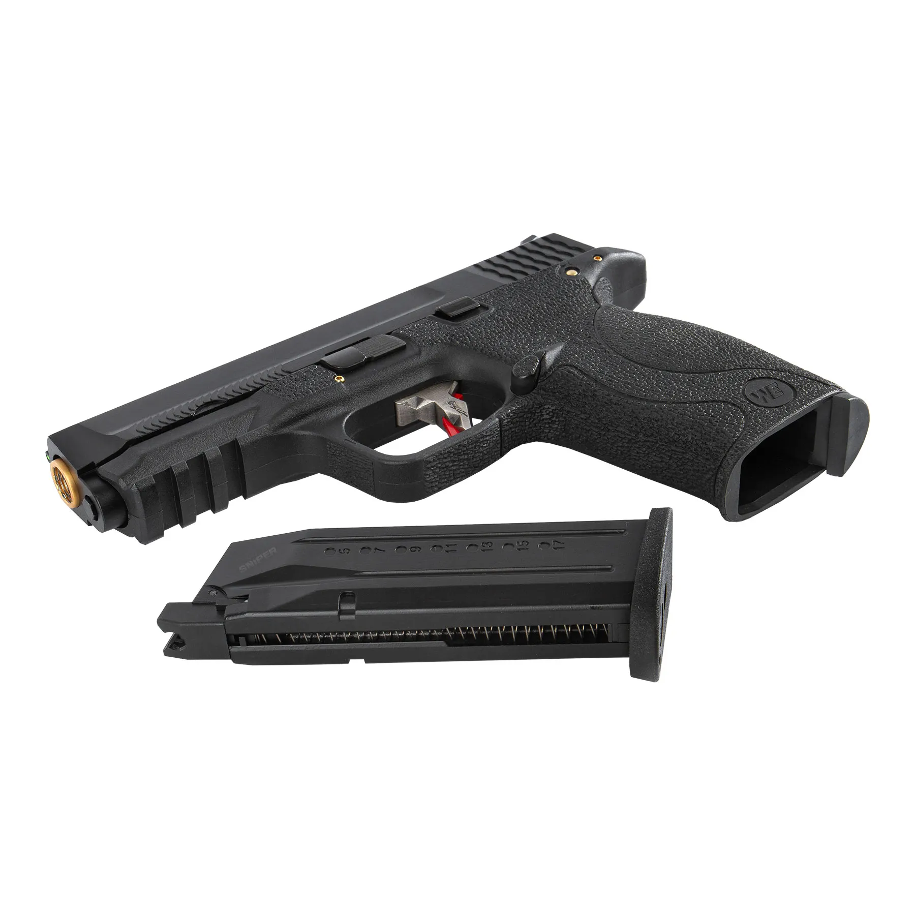 WET-05 BK Gold Barrel Metal Version GBB, Black