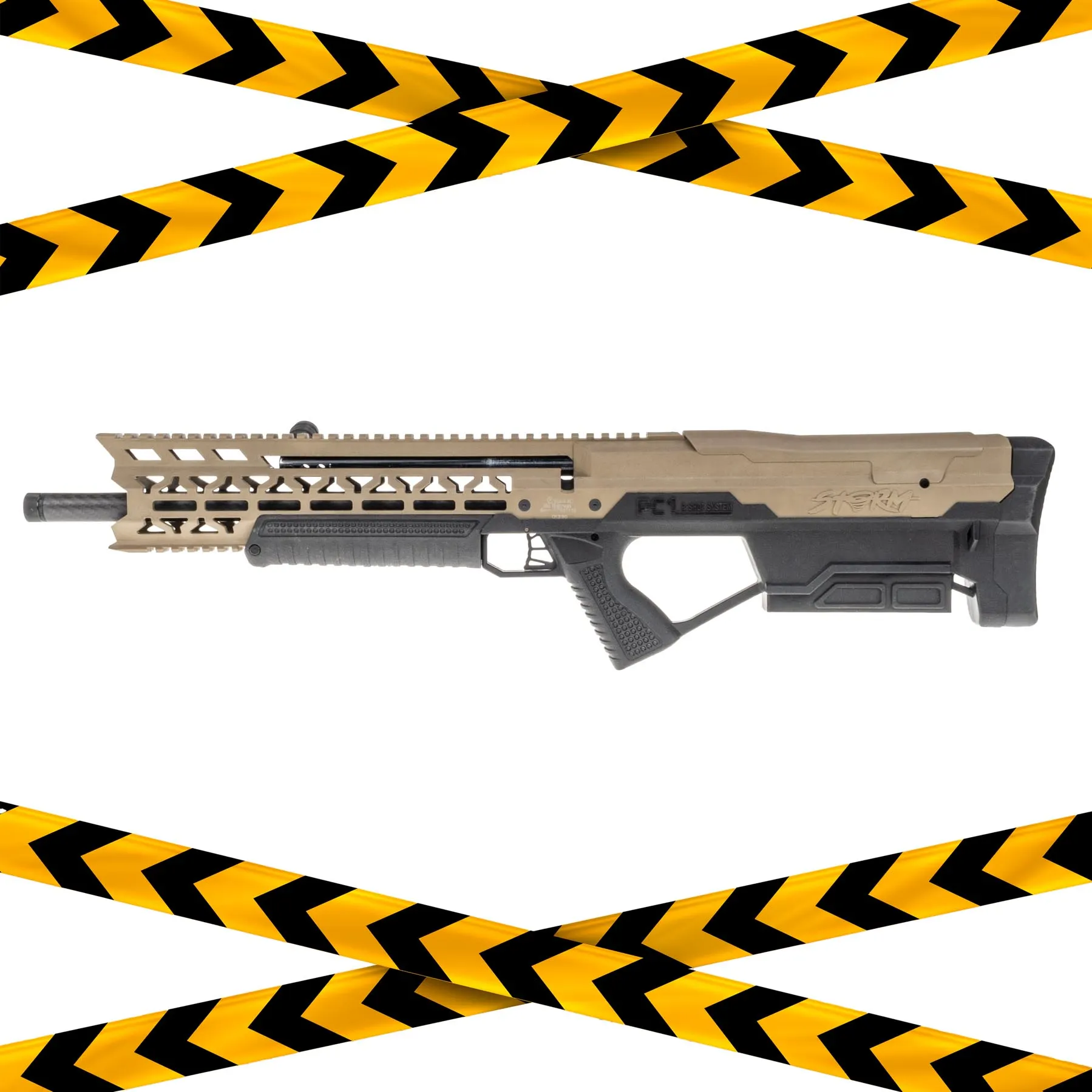 B-Ware STORM PC-1 Electro Pneumatic Scharfschützengewehr, Tan
