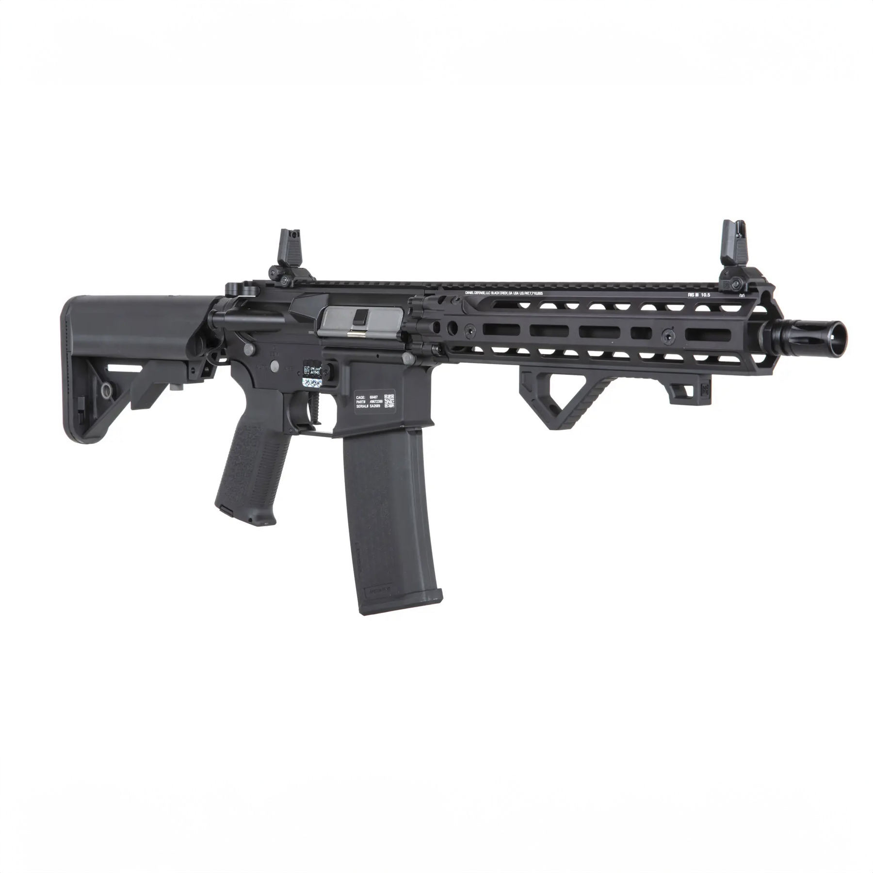 Specna Arms SA-P27 Prime Daniel Defense RIS III 10,5" w/ Aster ETU (S)AEG, Black