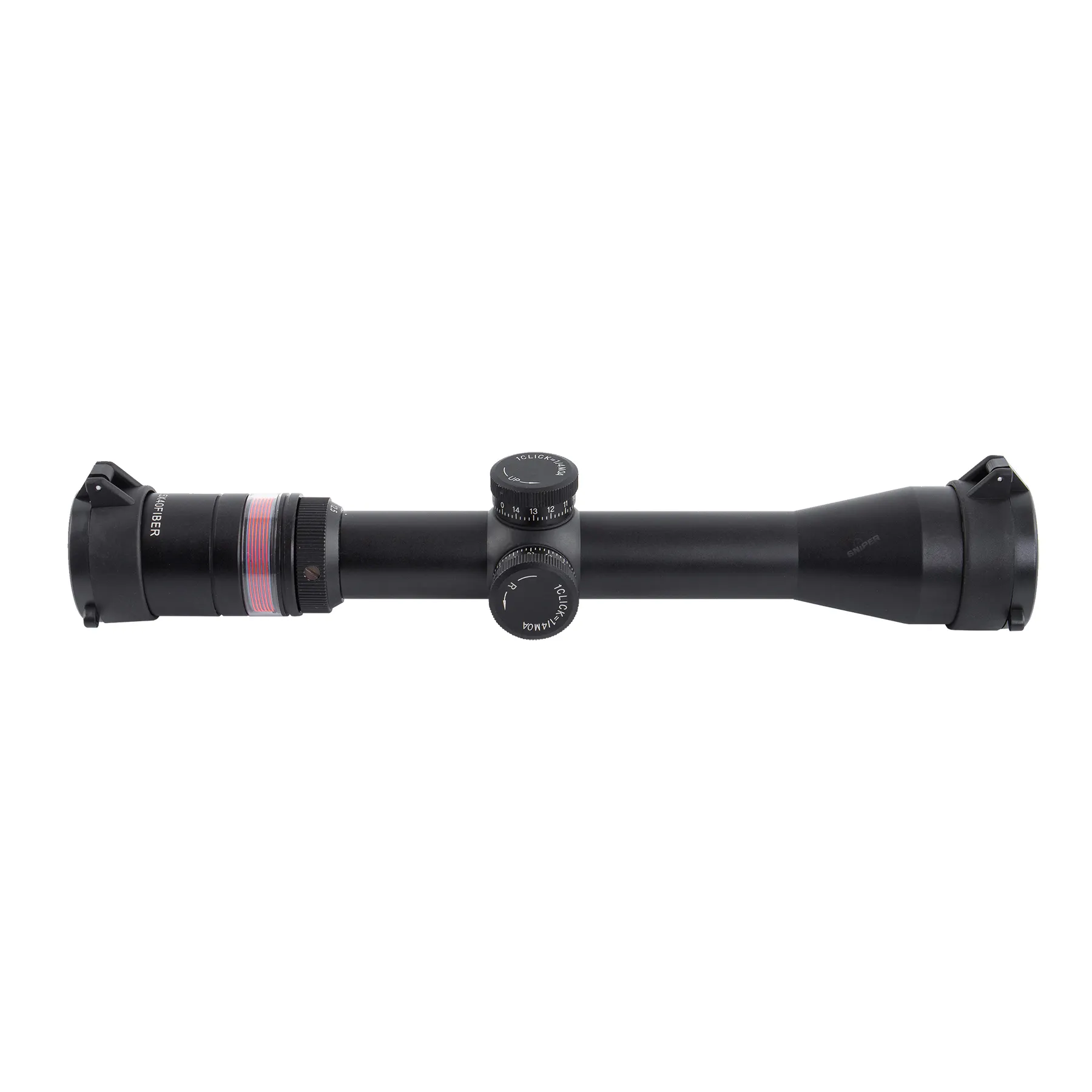 2.5-12x40 Red Solar Zielfernrohr, Black