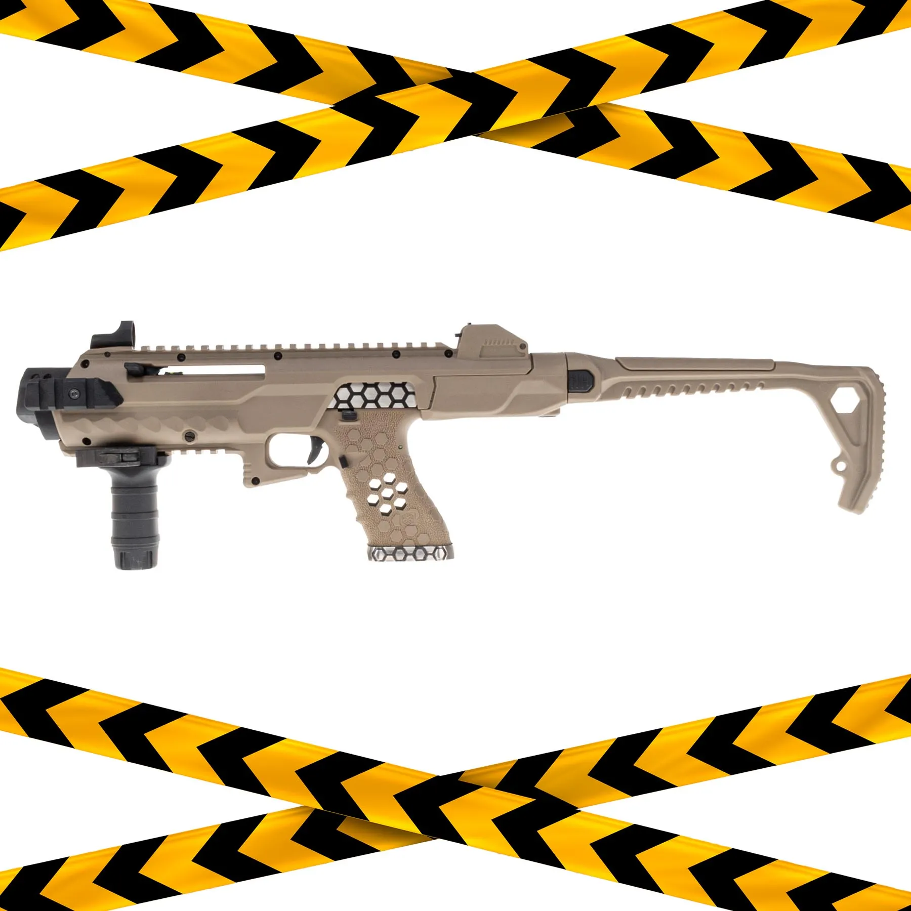 B-Ware VX0110 Hex Cut Pistol, GBB