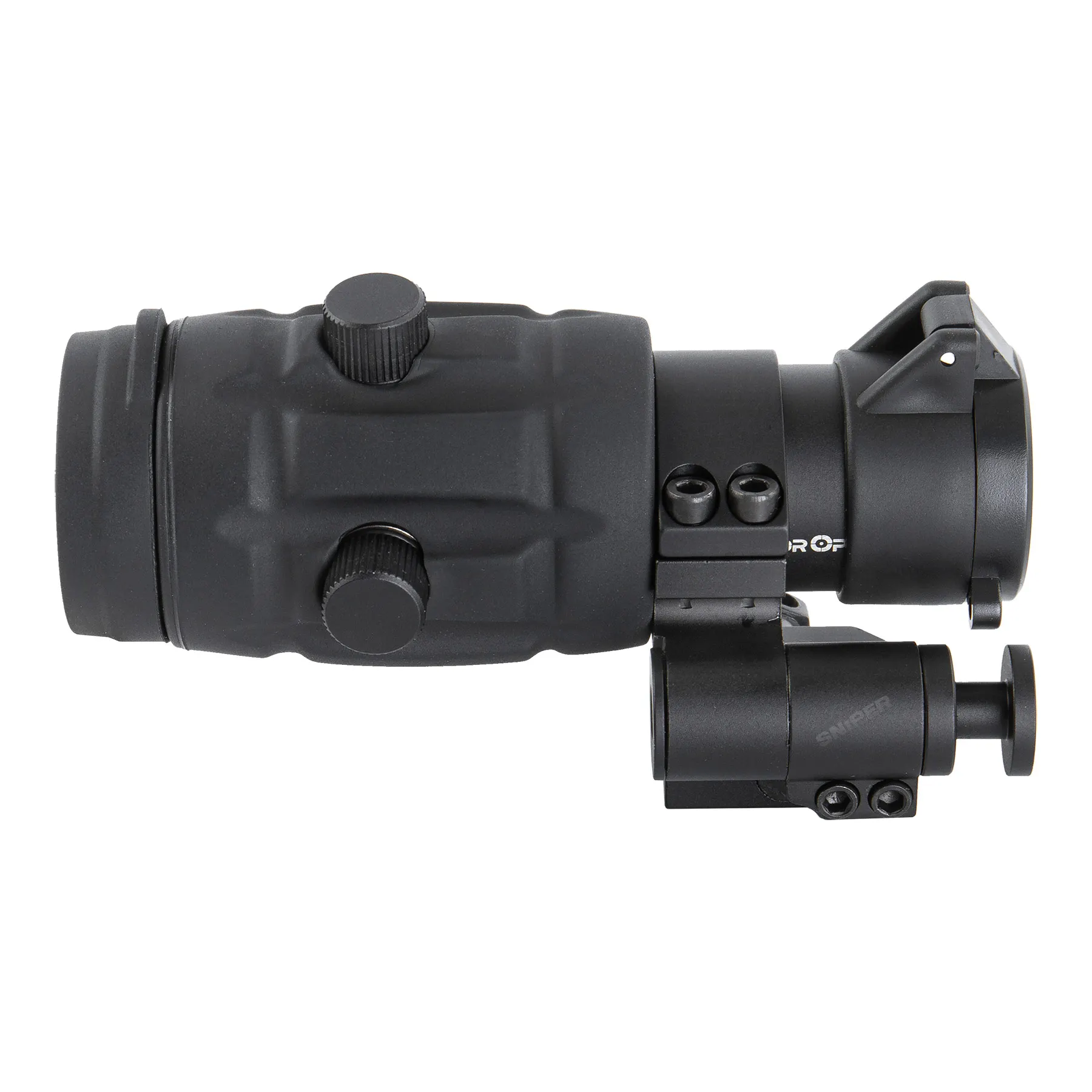 3x26 Magnifier w/ Flip Side Mount, Black